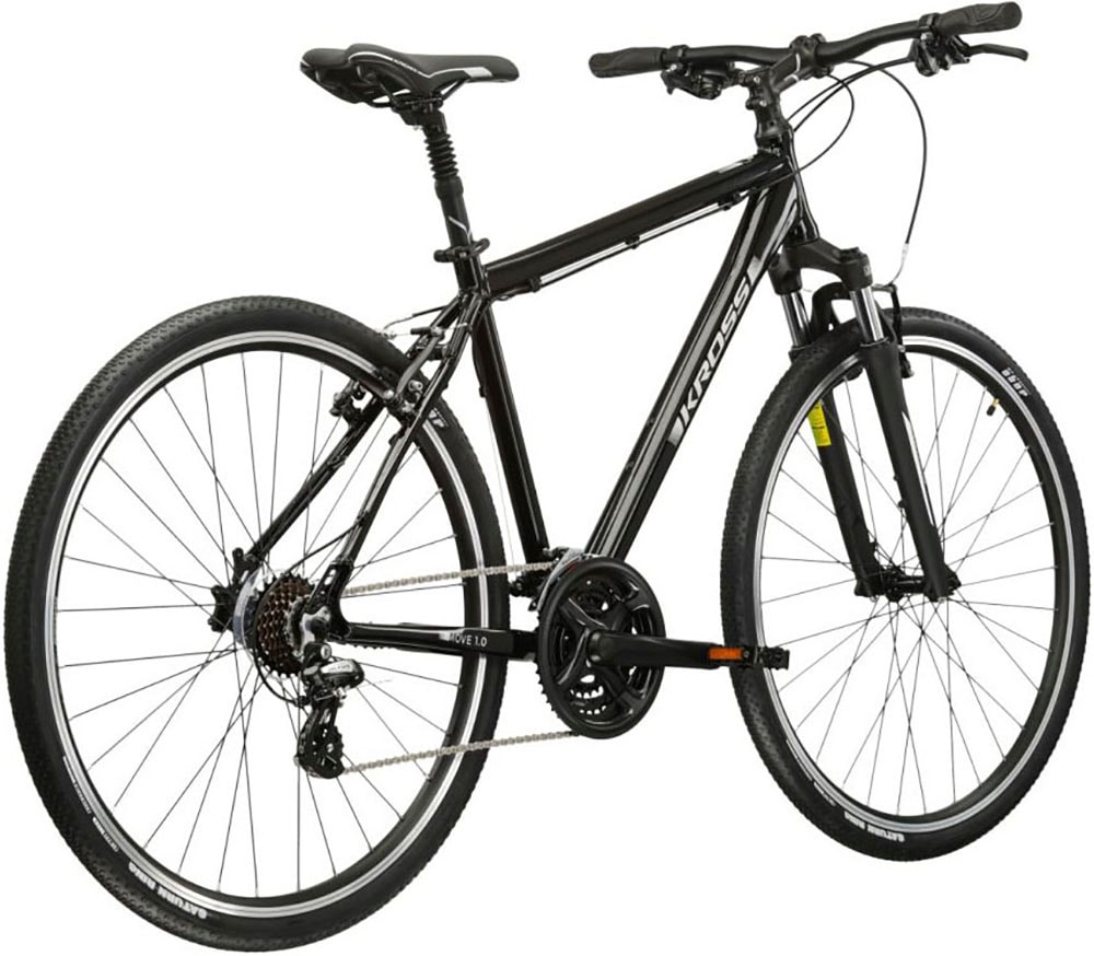 Kross Crossrad »Crossrad Herren 28" Move 1.0 grau 21 Gänge« 21 Gang Shimano ALTUS M310 Schaltwerk Kettenschaltung