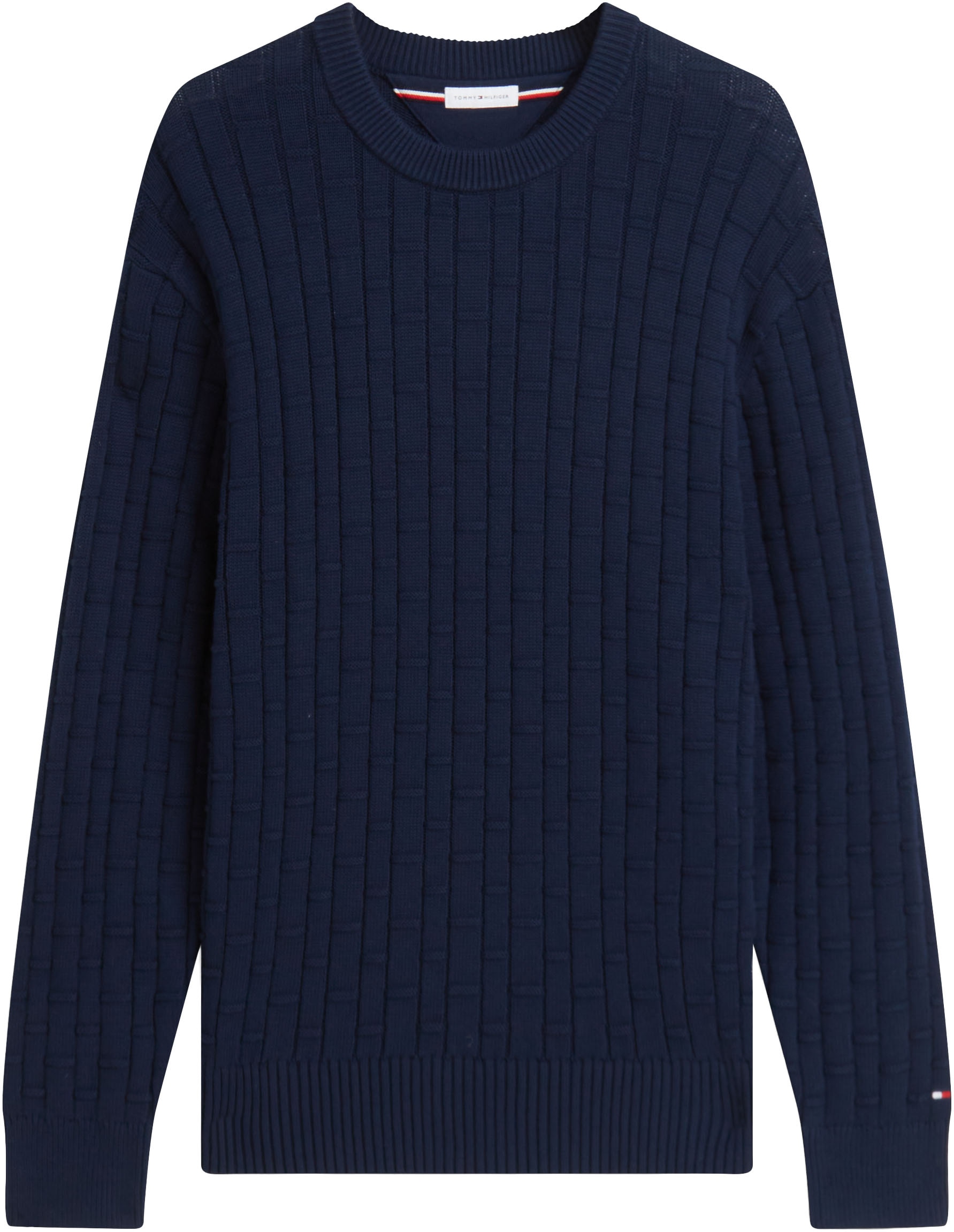 Tommy Hilfiger Big & Tall Rundhalspullover »BT-MOCK CABLE CREW NECK« Große Größen