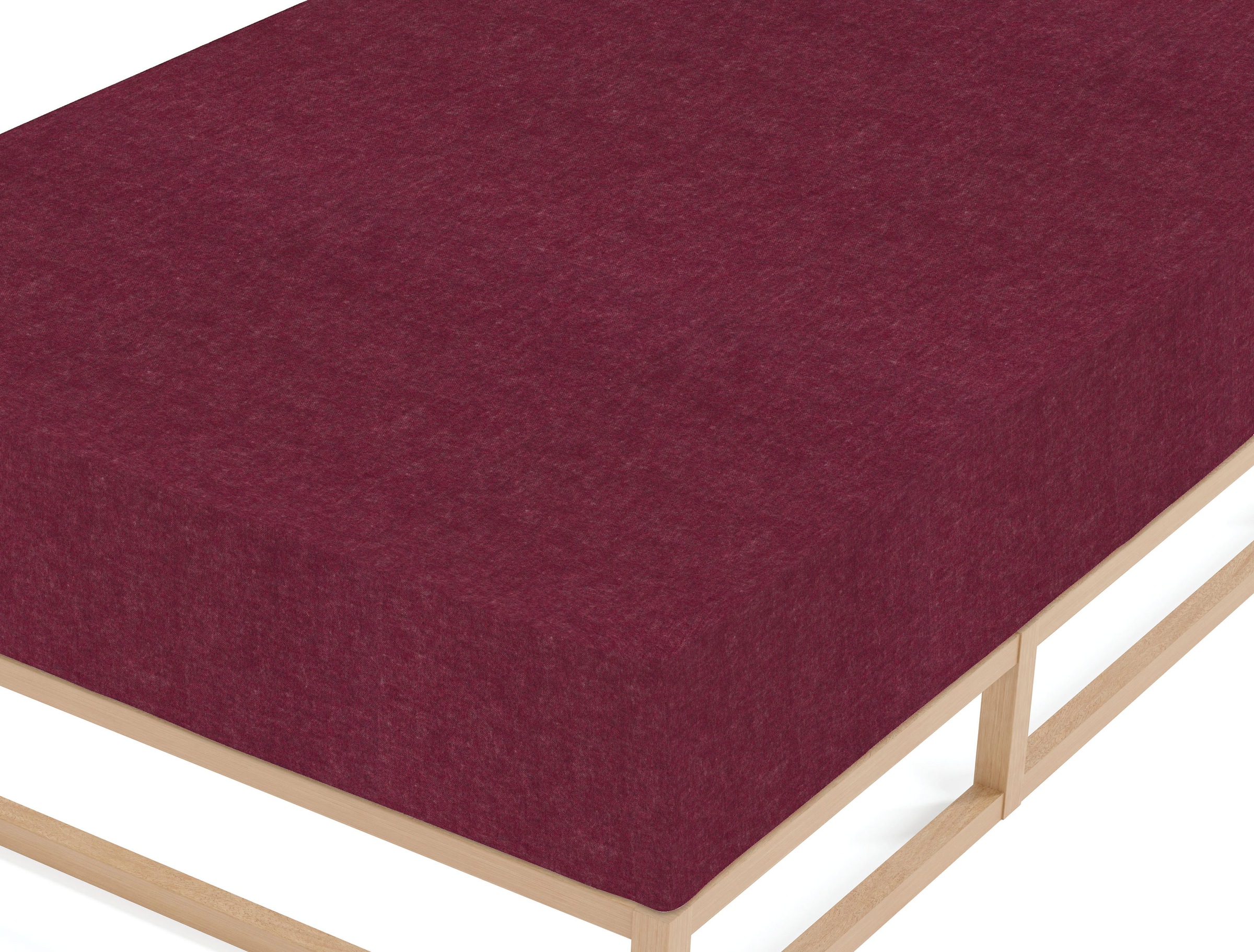Biberna Spannbettlaken »Hermal«, 100% Baumwolle, weich+warm, Matratzenhöhe bis 22 cm, Made in Germany