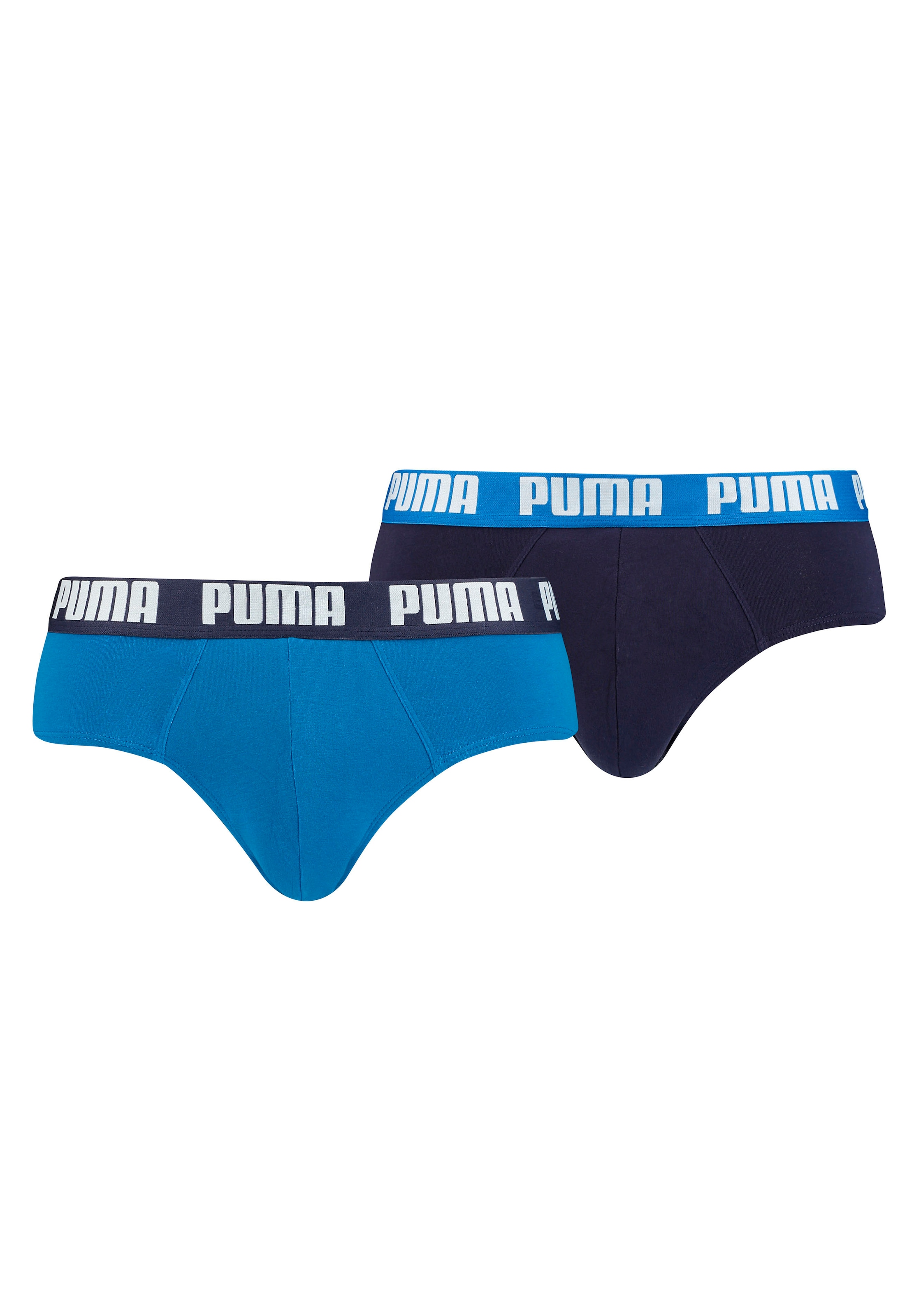 PUMA Slip »PUMA MEN EVERYDAY BRIEFS 2P« Packung, 2er Pack,  mit Logobund