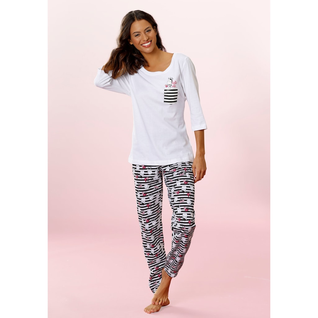 Vivance Dreams Pyjama, (2 tlg.)