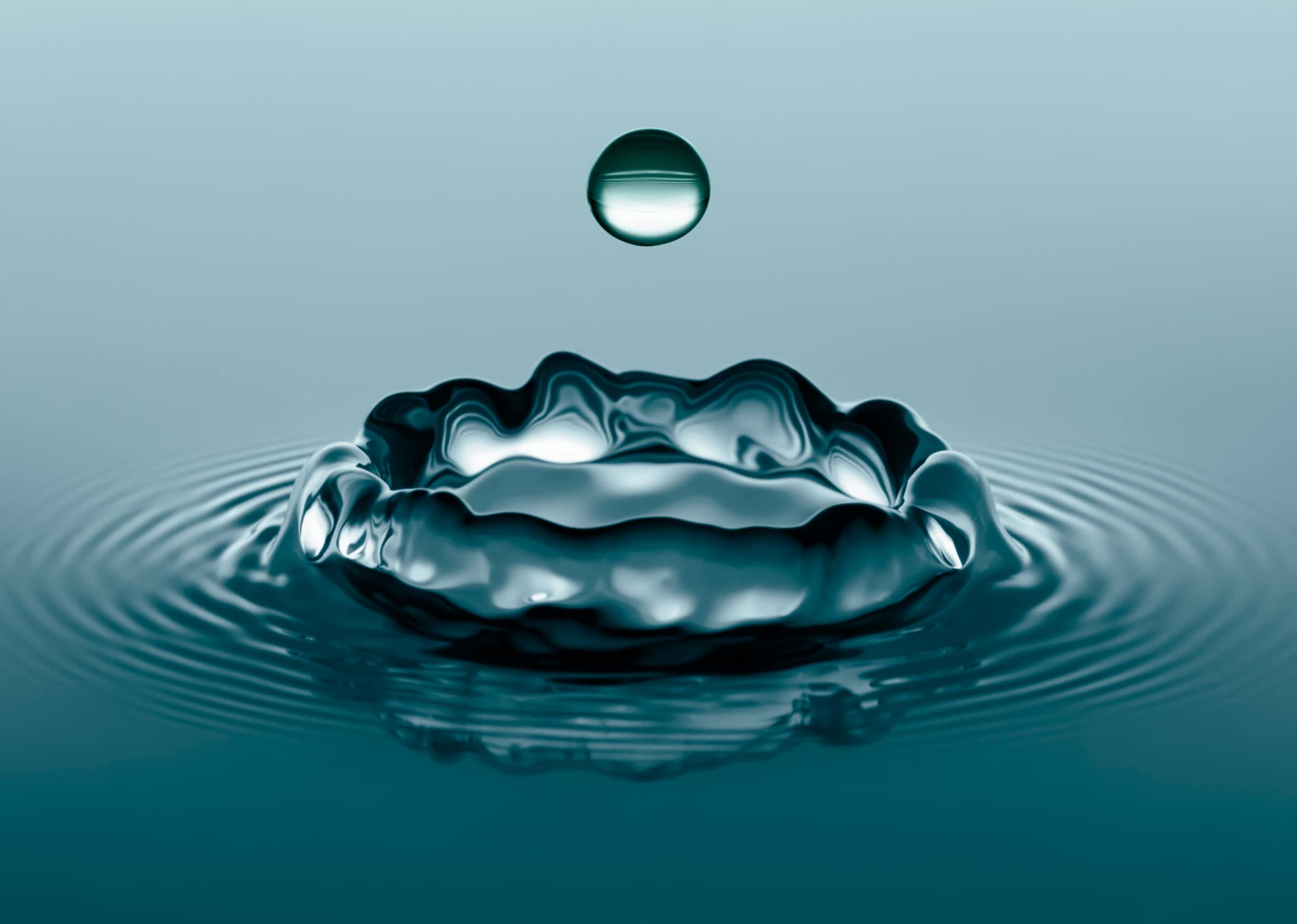 Papermoon Fototapete »Water Droplets« glatt günstig online kaufen