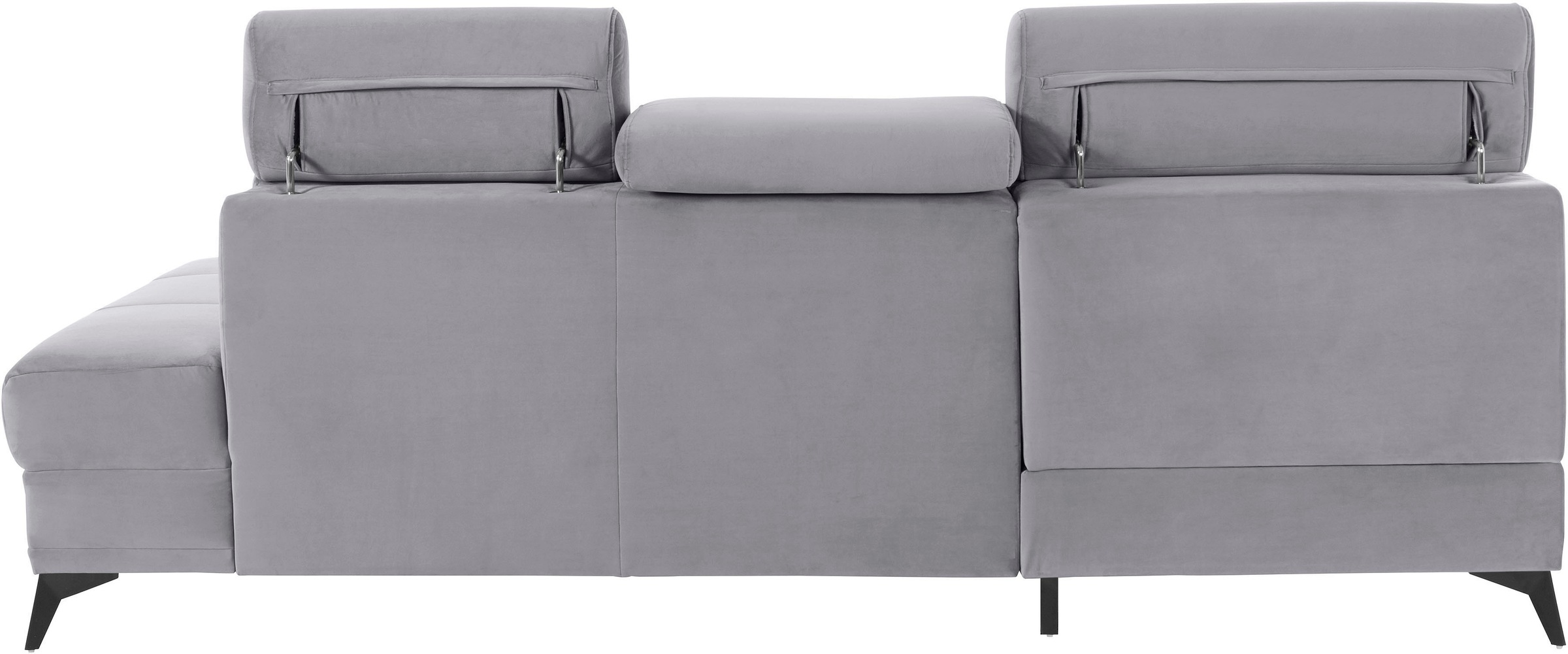 INOSIGN Ecksofa »Cardiz L-Form«, inkl.Kopfteilverstellung und Federkern wahlweise mit Bettfunktion
