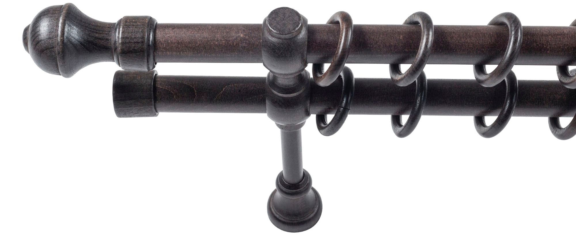SN DECO GROUP Gardinenstange »Ares«, 2 läufig-läufig, Fixmaß