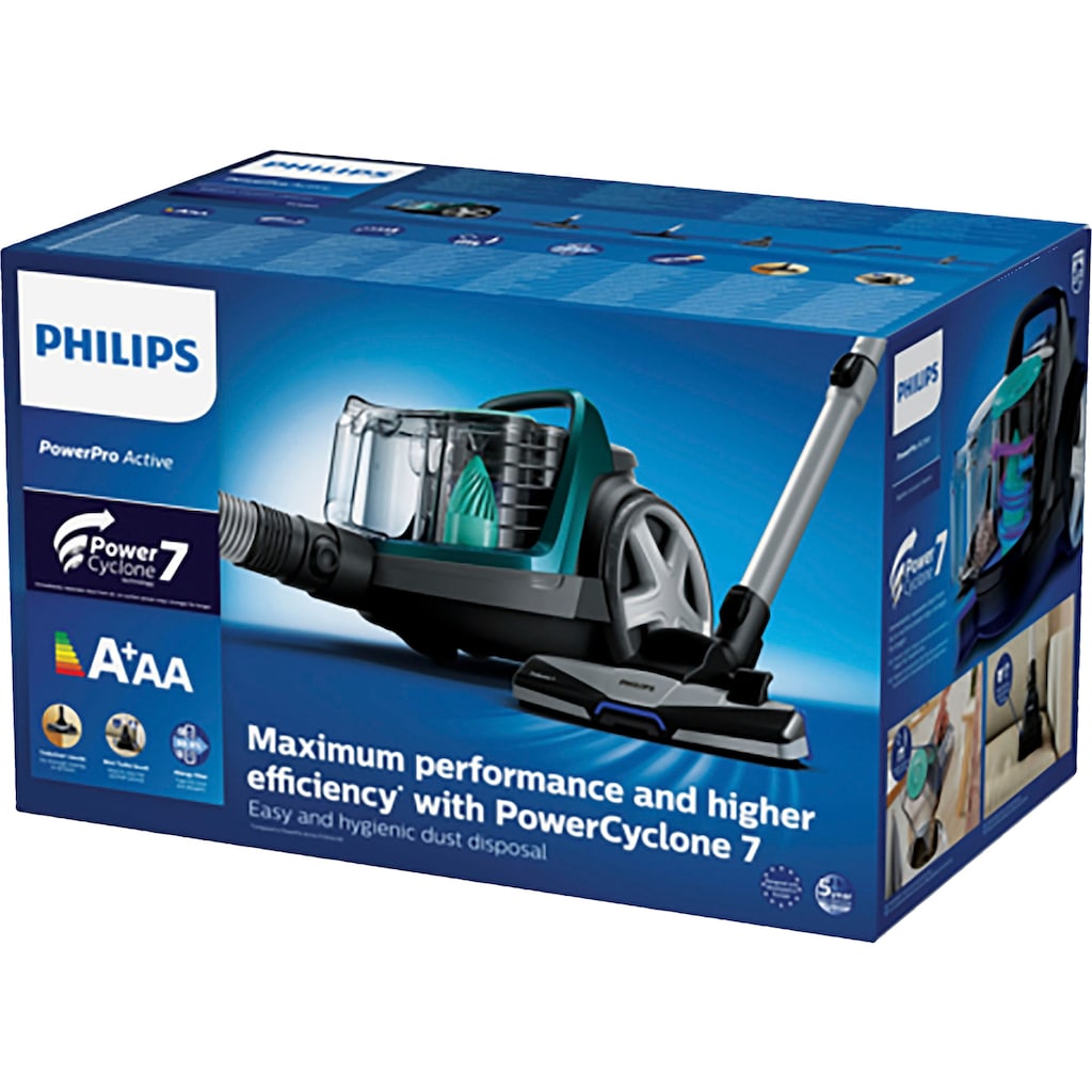 Philips Bodenstaubsauger »FC9555/09 PowerPro Active«, 900 W, beutellos