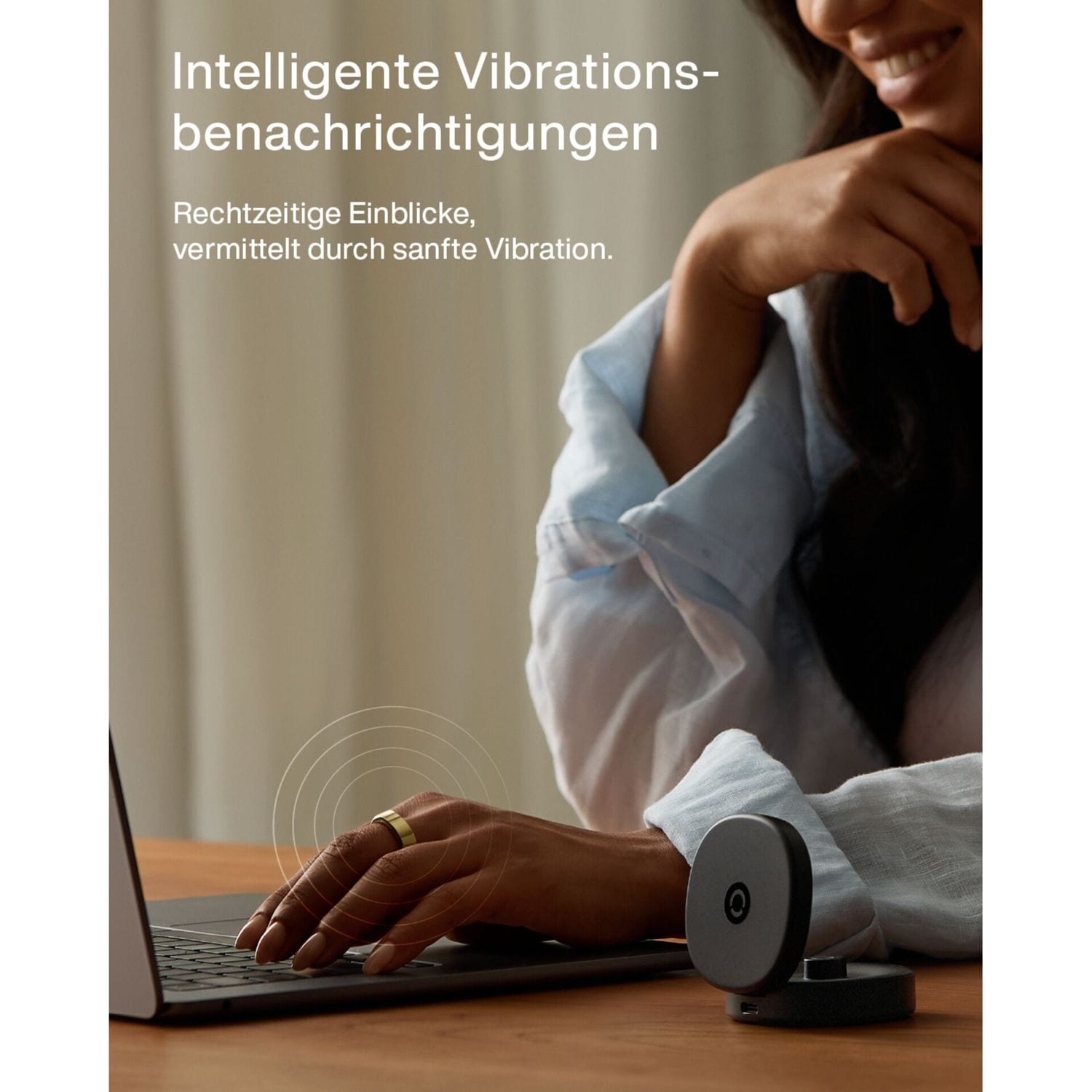 RingConn Smart Ring »Gen3 - smarter Begleiter für Gesundheit, Fitness und Regeneration« bis zu 14 Tage Akku • Gratis-App ohne Abo • Vibrationsfunktion
