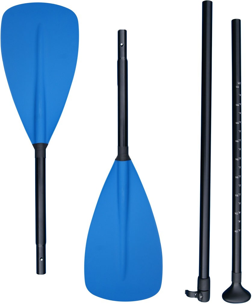 EXPLORER Inflatable SUP-Board »Ocean 10‘8“ Aufblasbares Stand Up Paddle Set (325x84x15cm)«, (Set, 8 tlg., incl. Zubehör, Kajaksitz, Fußschlaufe)