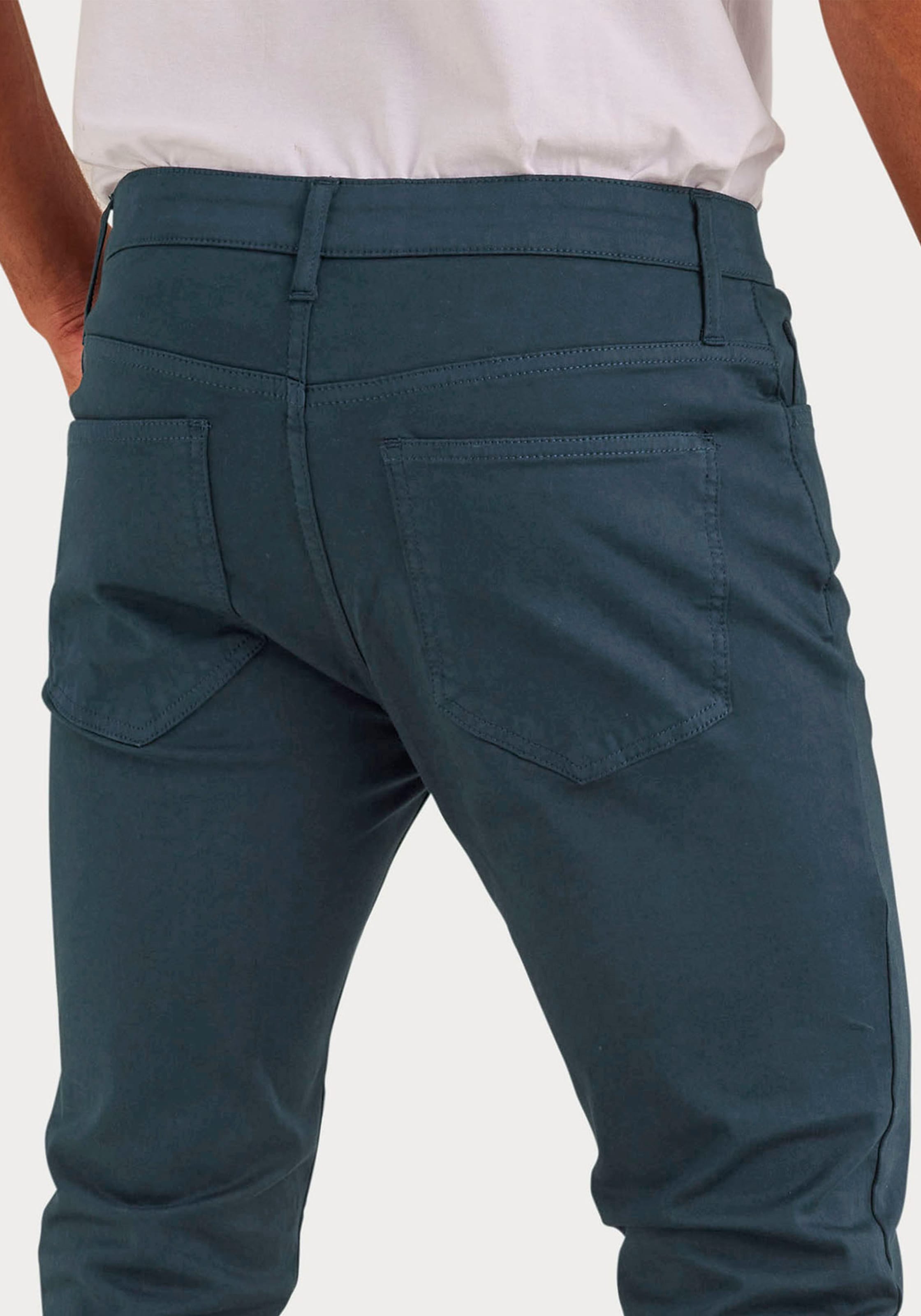 John Devin Chinohose »regular-fit, 5-Pocket-Hose«, aus elastischer Baumwoll-Qualität