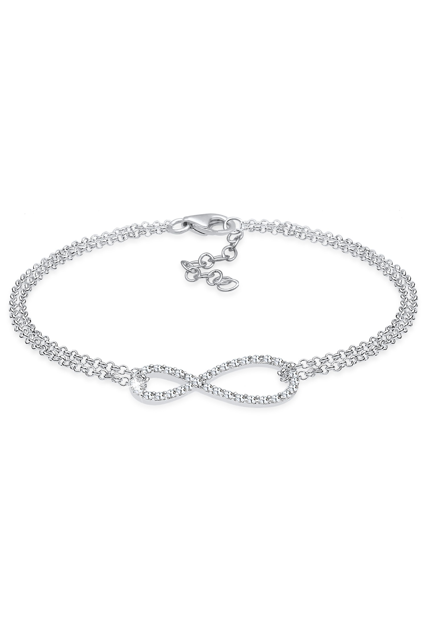 Bild von Elli Armband »Infinity Kristalle 925 Silber«