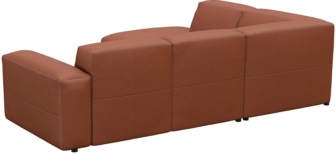 FLEXLUX Ecksofa »Lucera, super bequem durch hochwertigen Sitzaufbau mit Kaltschaum«, modern & anschmiegsam, L-Form, Designsofa