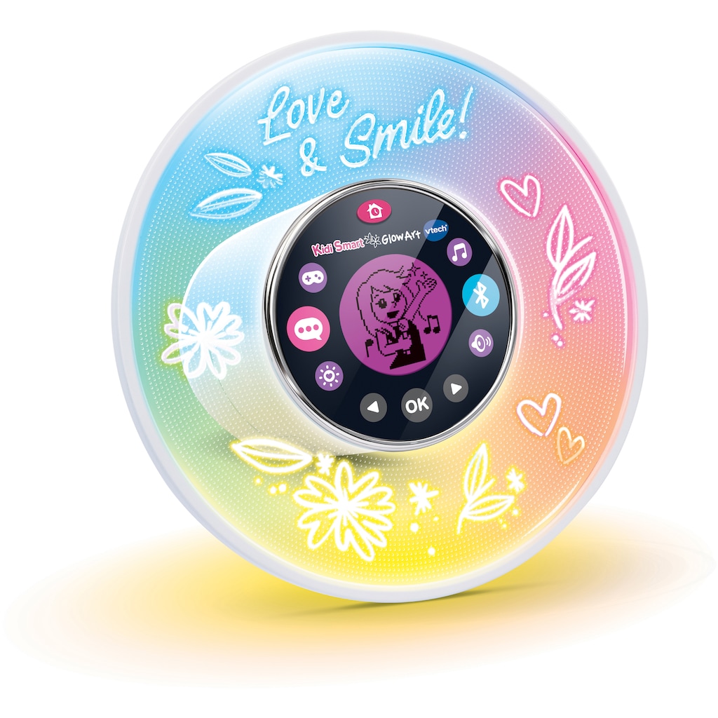 Vtech® Lernspielzeug »Kiditronics, KidiSmart Glow Art«, 10-in1 Bluetooth-Lautsprecher