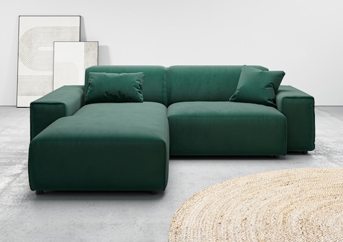 andas Ecksofa »Glimminge L-Form auch in Breitcord, Feincord + Easy care-Bez günstig online kaufen