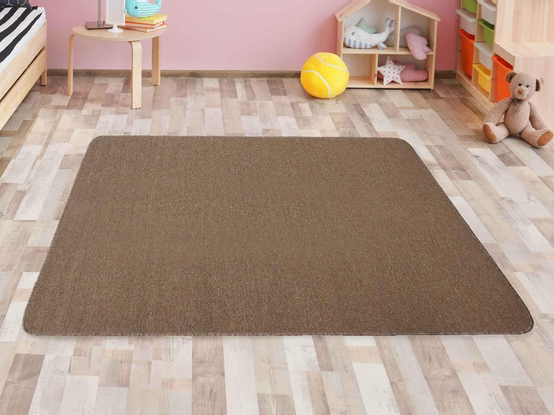 Primaflor-Ideen in Textil Teppich »MACAO, Made in Netherlands«, rechteckig, 5 mm Höhe, Uni Farben, ideal im Wohnzimmer & Schlafzimmer
