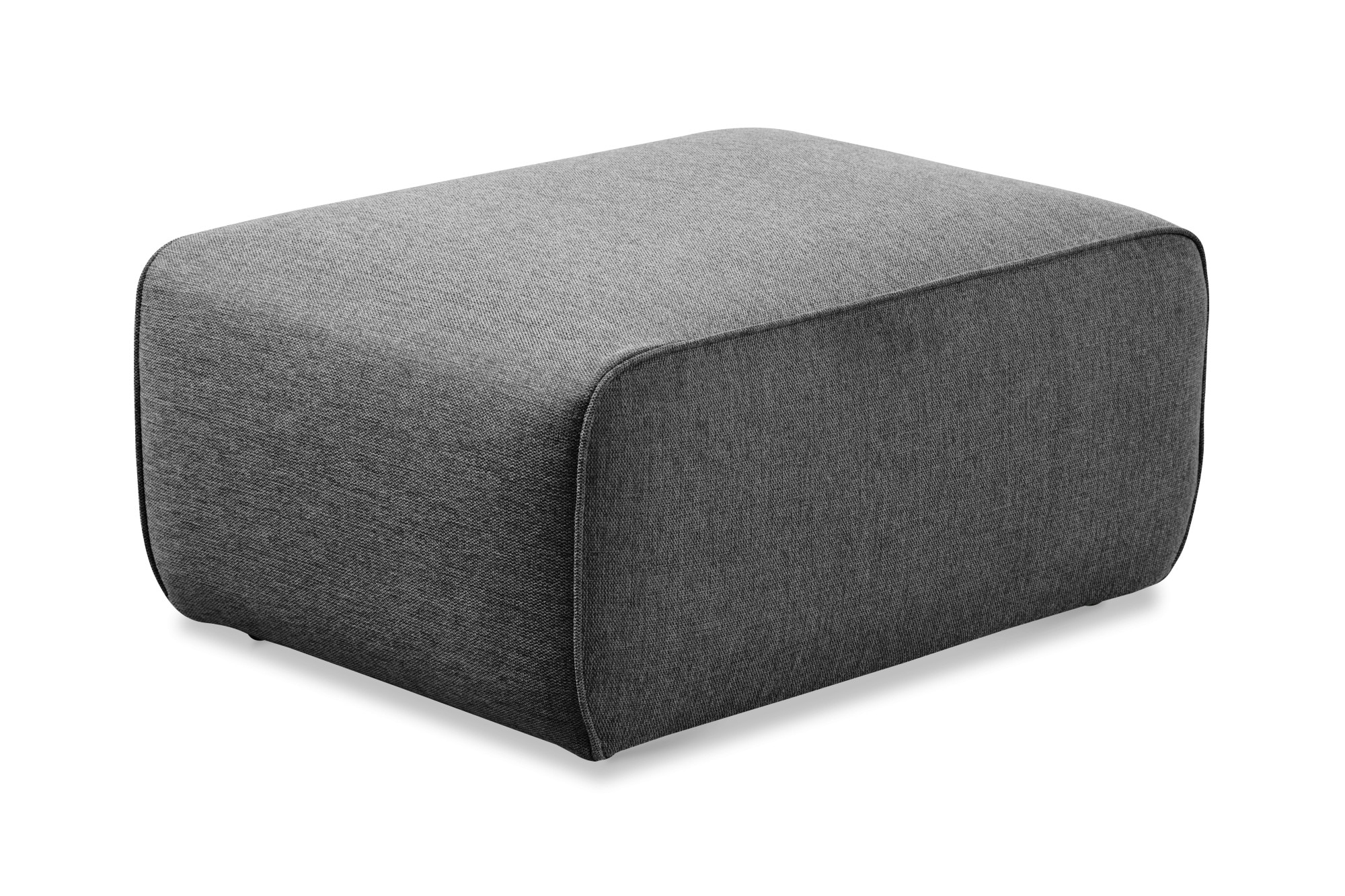 andas Polsterhocker »Noord 92/66 cm«, mit Kedernaht, schöne Serienergänzung