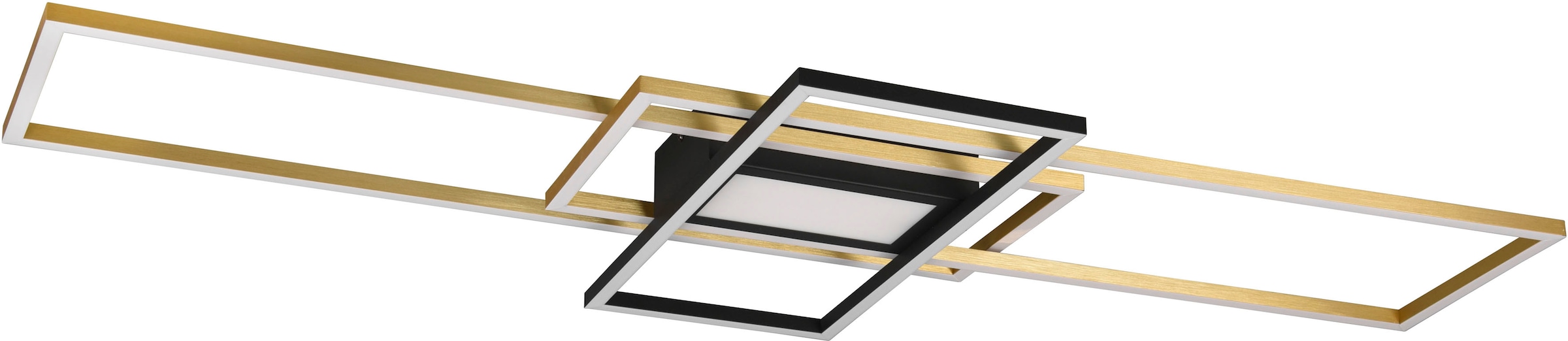 TRIO Leuchten LED Deckenleuchte »Irvine«, 1 flammig, Leuchtmittel LED-Board | LED fest integriert, Deckenlampe mit Fernbedienung, Lichtfarbe einstellbar, dimmbar, Memory