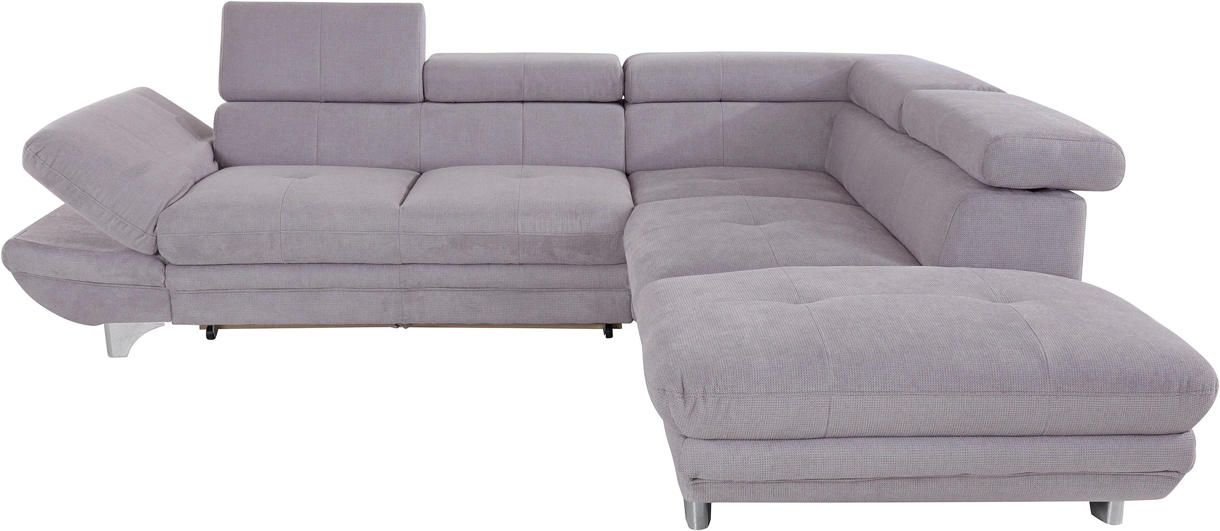 COTTA Ecksofa »Enterprise L-Form«, mit Arm- & Kopfteilverstellung, wahlweise mit Bettfunktion