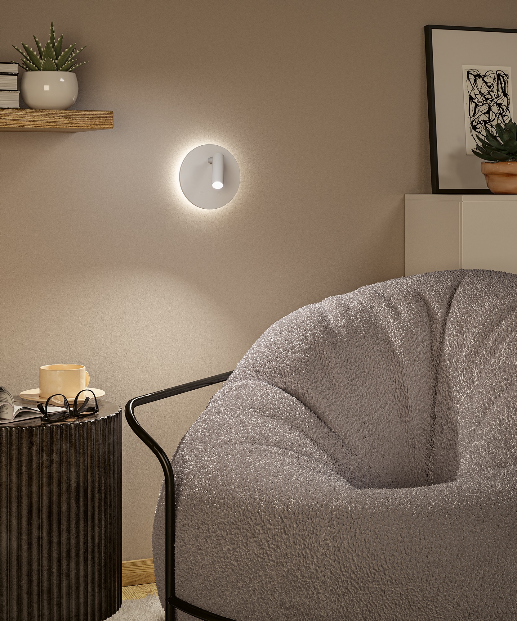 Paulmann LED Wandleuchte »Kiora 1,3W« LED-Modul 1 Stk. Dimmbar
