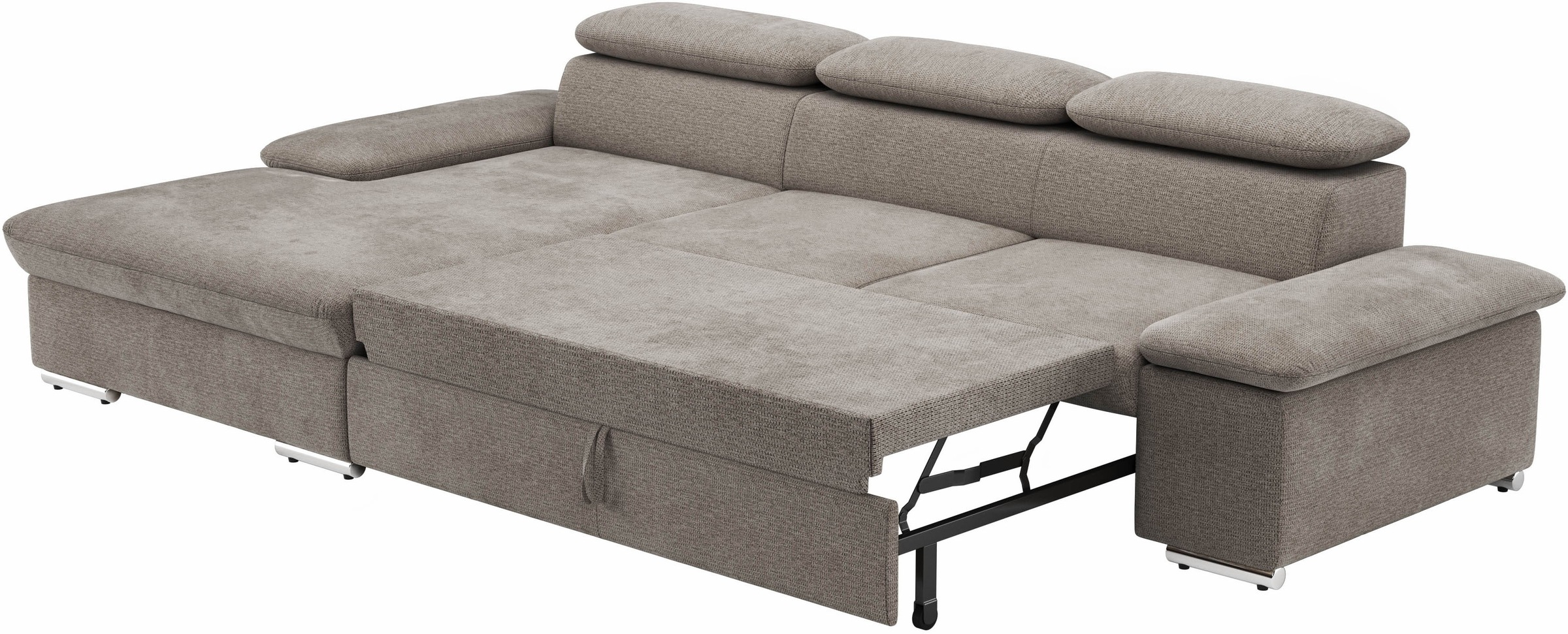 sit&more Ecksofa »Valantine L-Form«, inkl. Kopf- und Armteilverstellung, wahlweise mit Bettfunktion