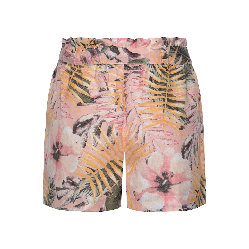 LASCANA Shorts, (mit Bindegürtel)