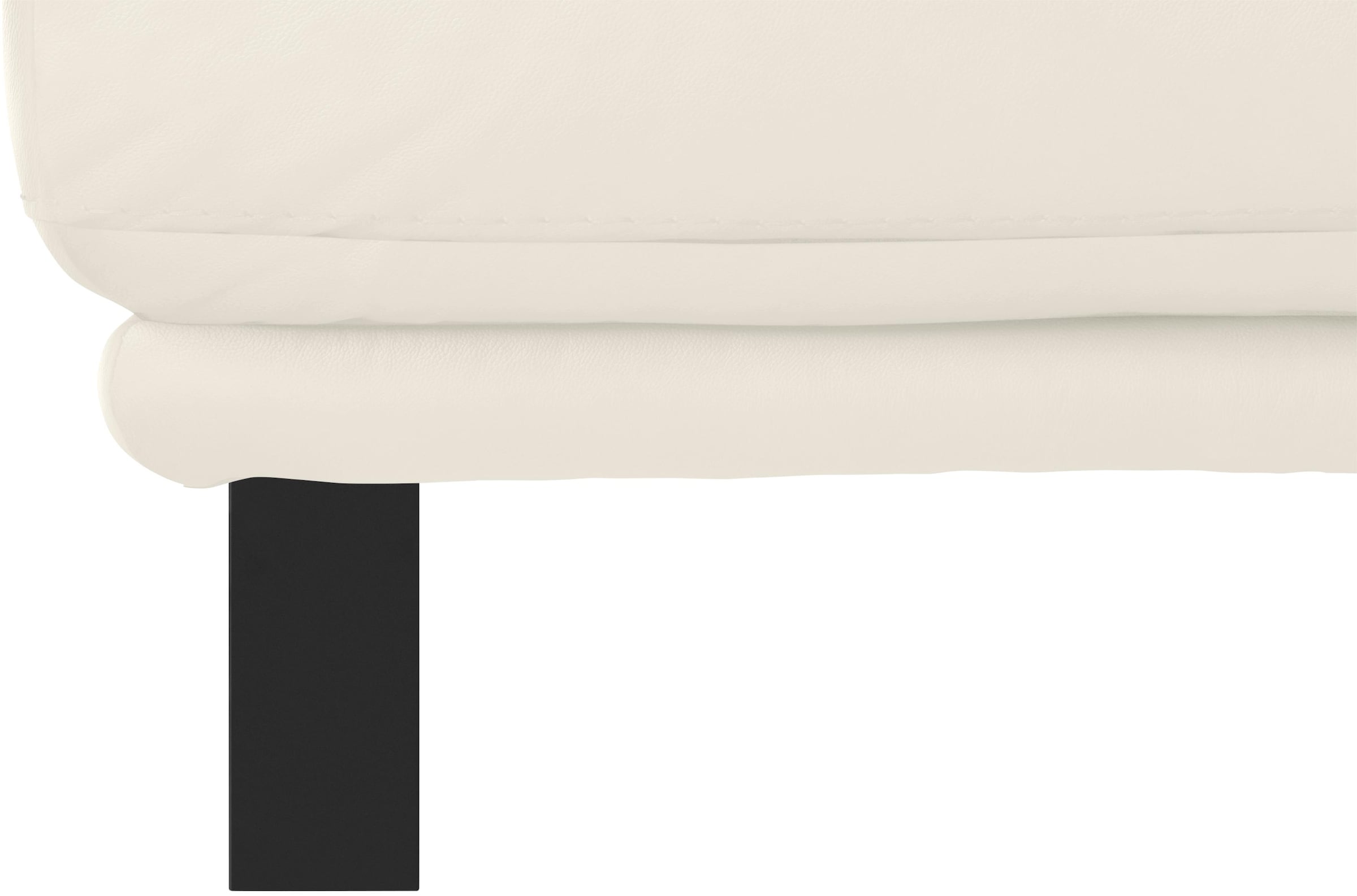 W.SCHILLIG Hocker »montanaa« mit Metallkufen in Schwarz pulverbeschichtet, Breite 71 cm