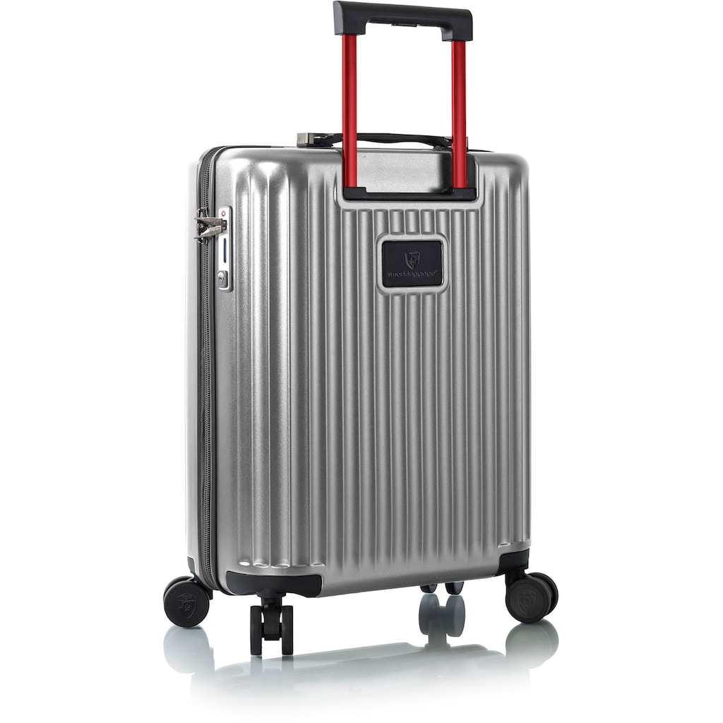 Heys Hartschalen-Trolley »Smart Luggage® silber, 53 cm«, 4 Rollen
