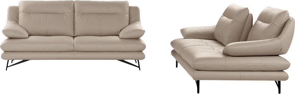 CALIA ITALIA 2-Sitzer »Cezanne, italienisches Design trifft erstklassigen Sitzkomfort, Leder«, Edles Designsofa in besonders langlebigen & pflegeleichten Lederarten