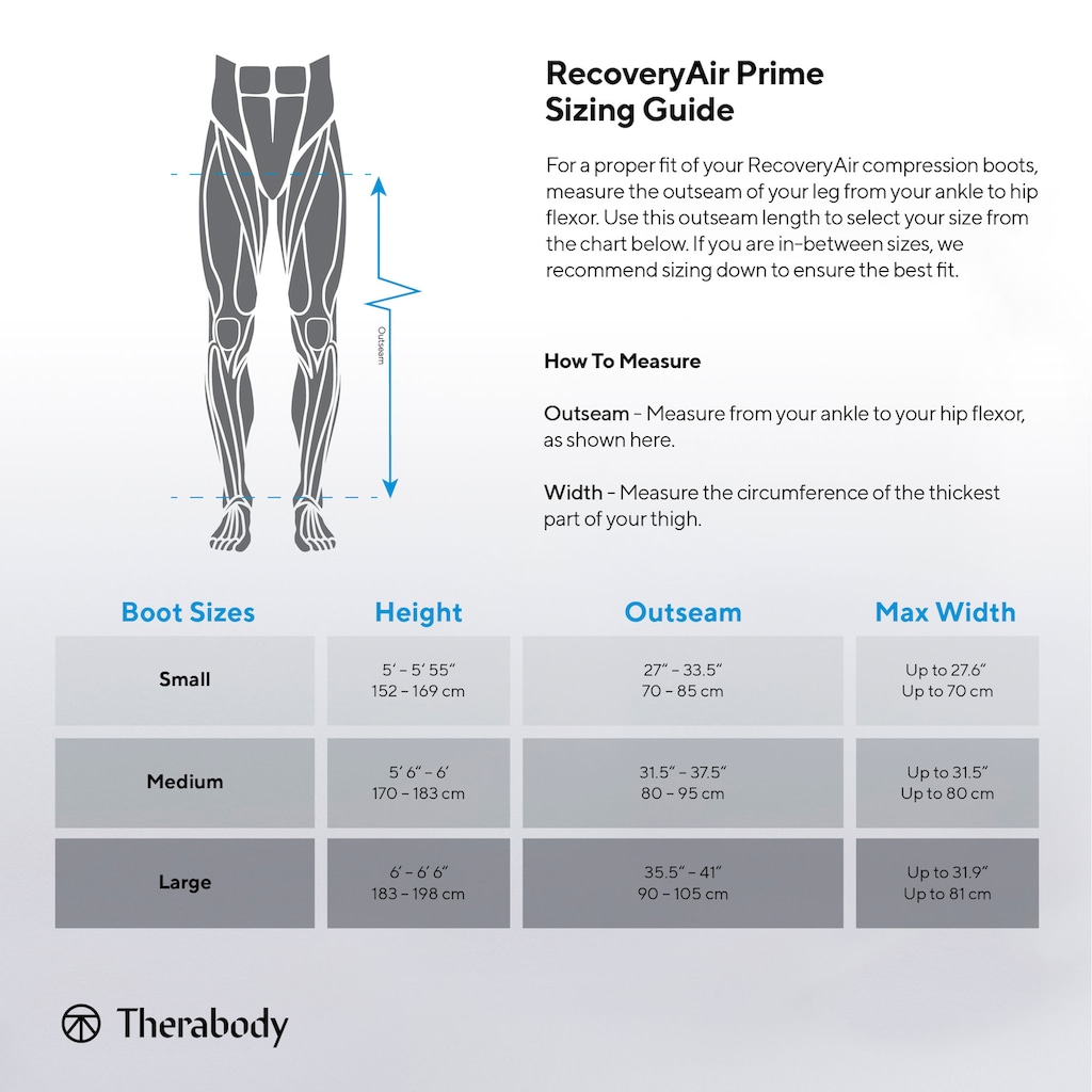 Therabody Massagegerät »RecoveryAir Prime Kompressions-Stiefel Large«