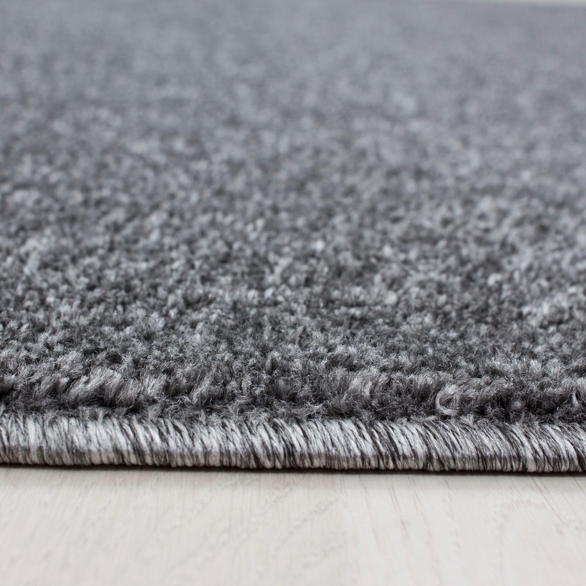 Ayyildiz Teppiche Teppich »ATA«, rund, 10 mm Höhe, Kurzflor, uni, große Farbauswahl, robust, auch in rechteckig, Läufer