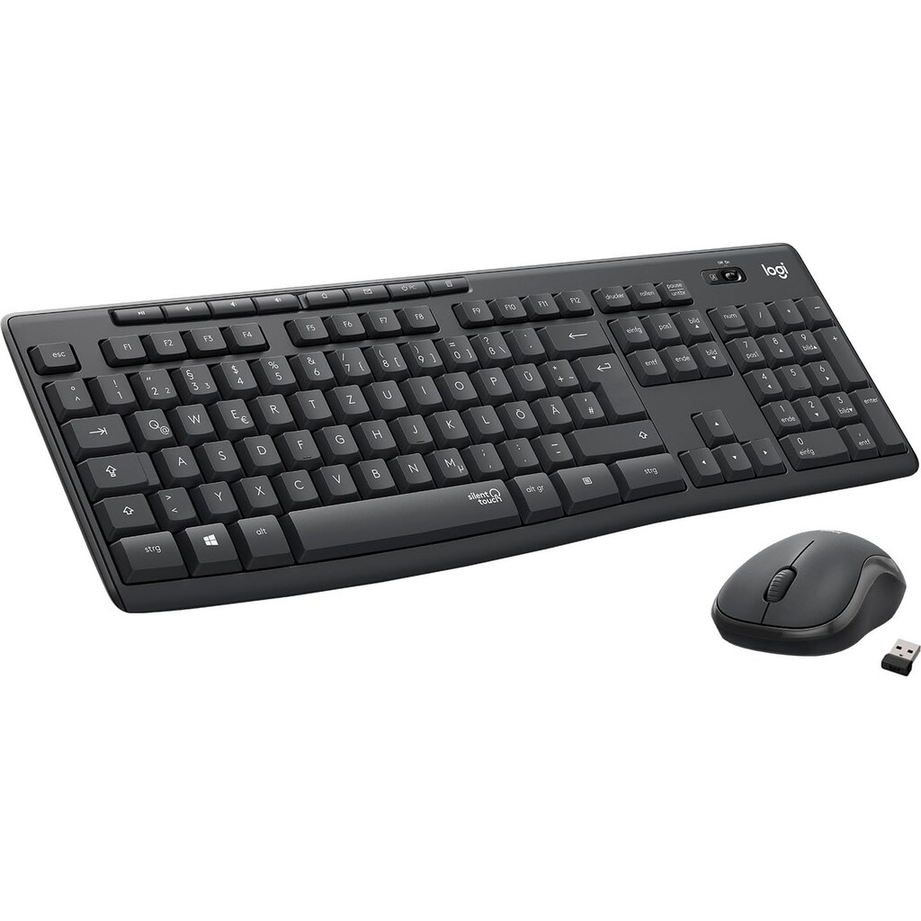 Logitech Tastatur- und Maus-Set »MK295 Silent Wireless Combo«