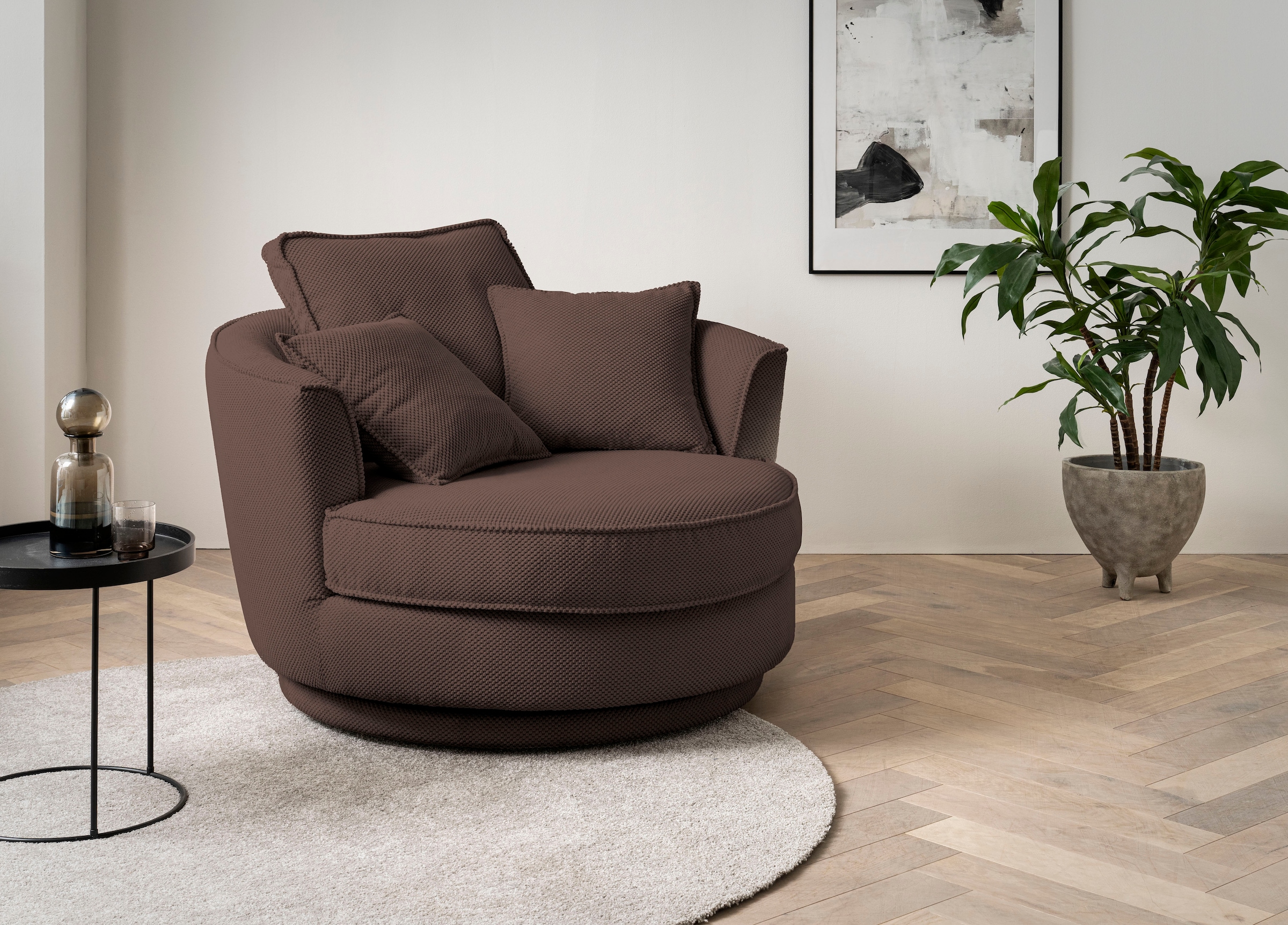 Home affaire Drehsessel »MAISIE, Love Seat XXL, Lese-Sessel BIG-« Sessel in günstig online kaufen