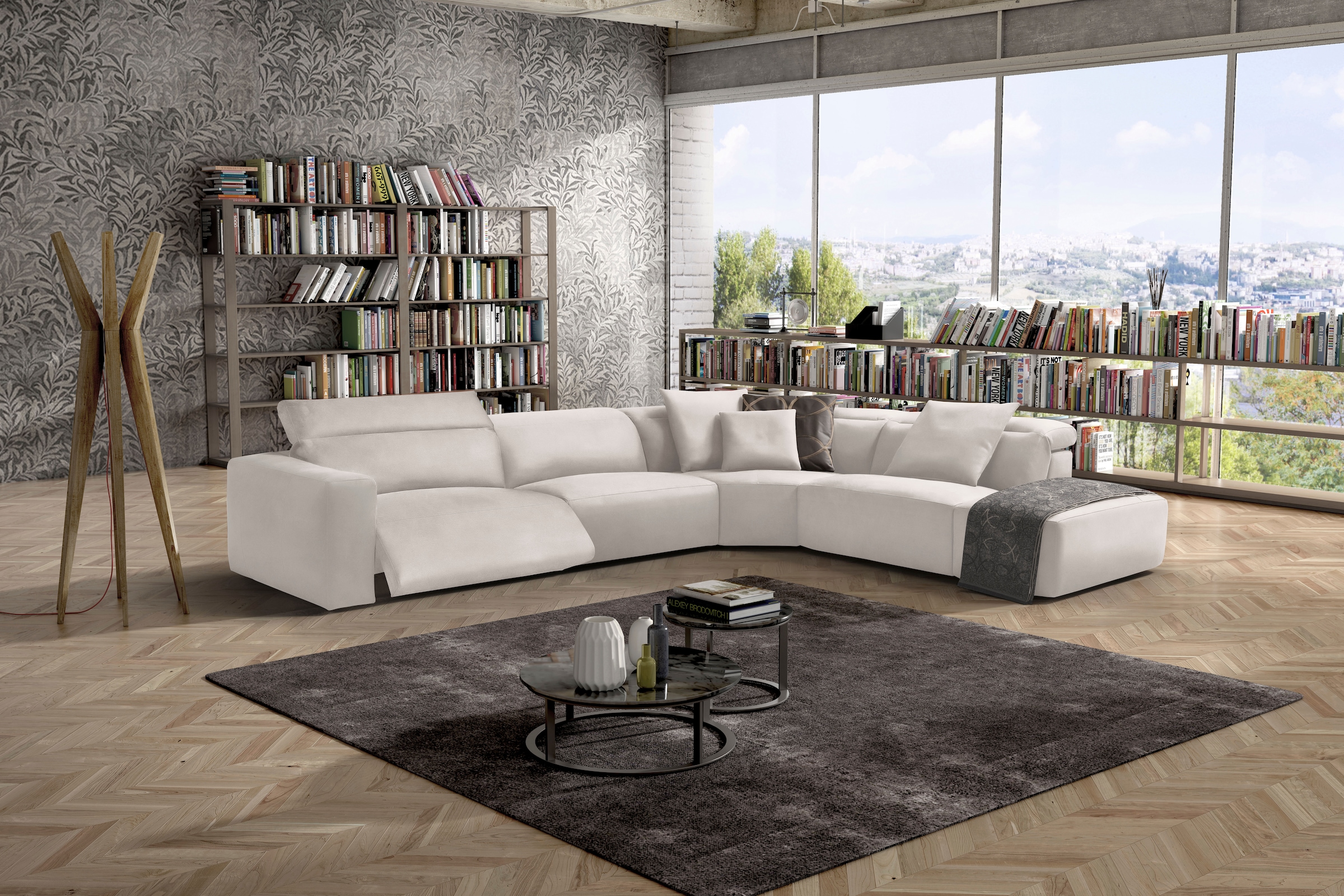 Egoitaliano Ecksofa »Beverly, extravangantes Designsofa mit erstklassigem S günstig online kaufen