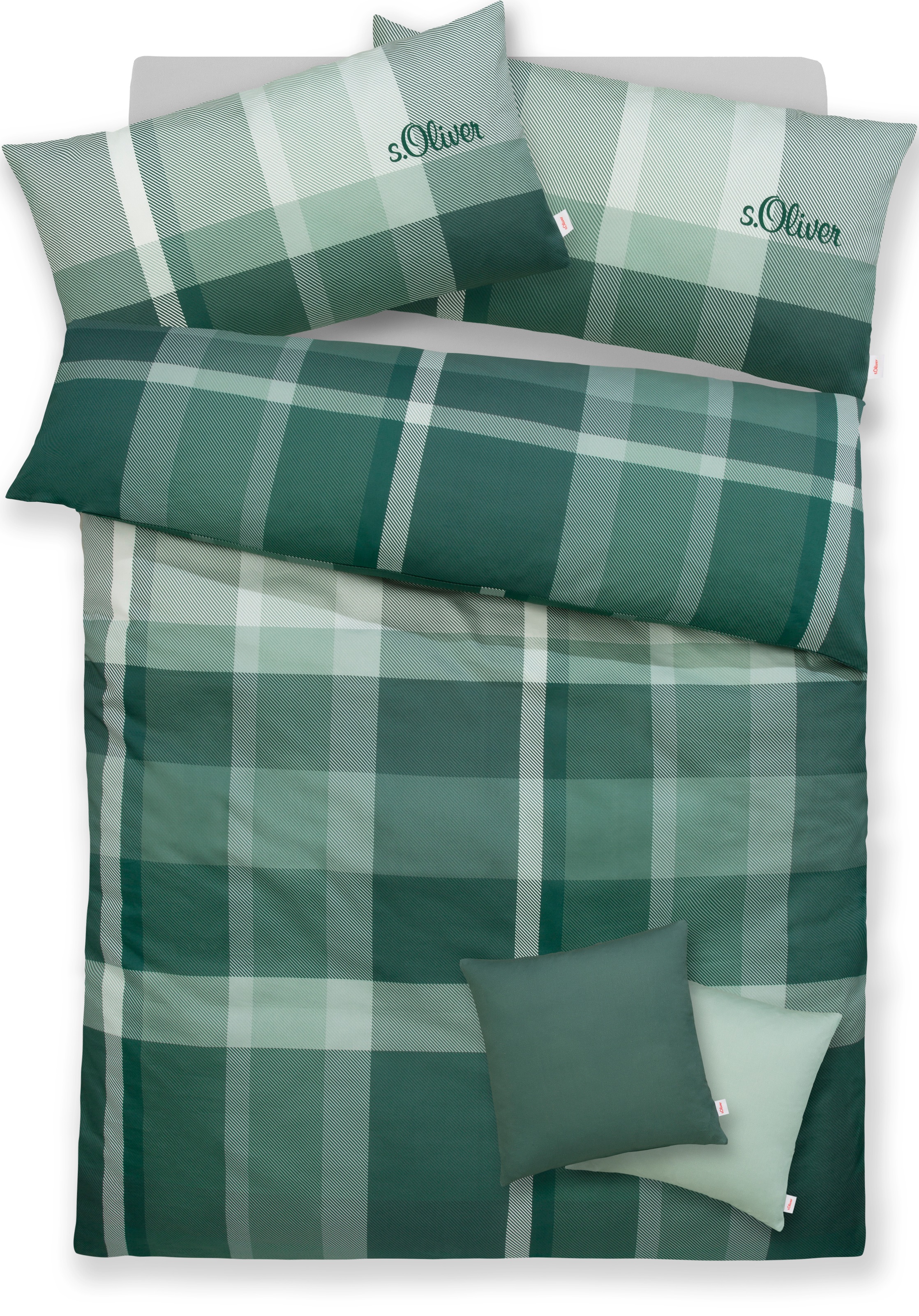 s.Oliver Bettwäsche "Tabea in Gr. 135x200 oder 155x220 cm" 3 tlg. Markenbet günstig online kaufen