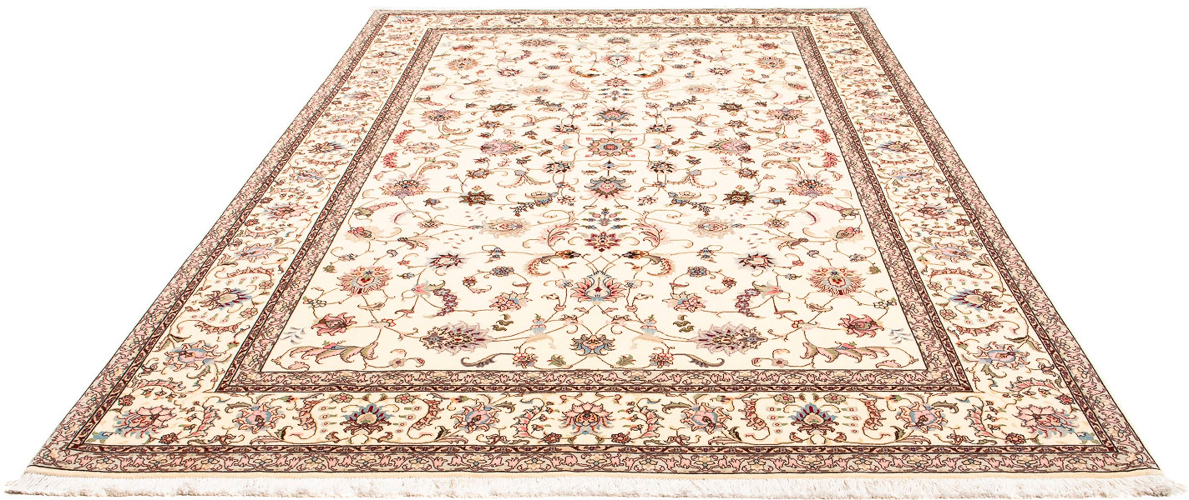morgenland Orientteppich »Perser - Täbriz - Royal - 303 x 206 cm - beige«, günstig online kaufen