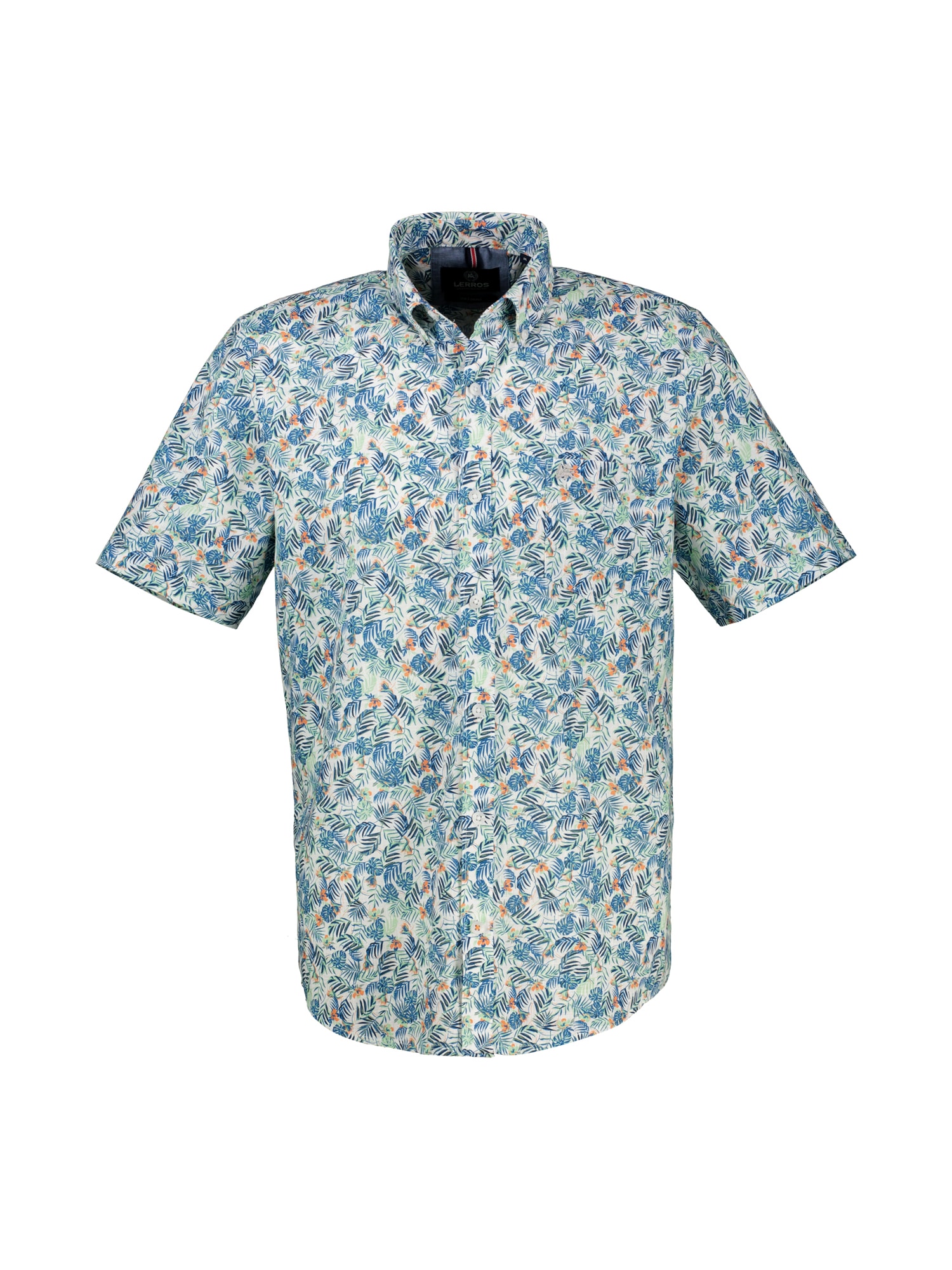 LERROS Kurzarmhemd »LERROS Herren Sommerhemd, floral bedruckt«