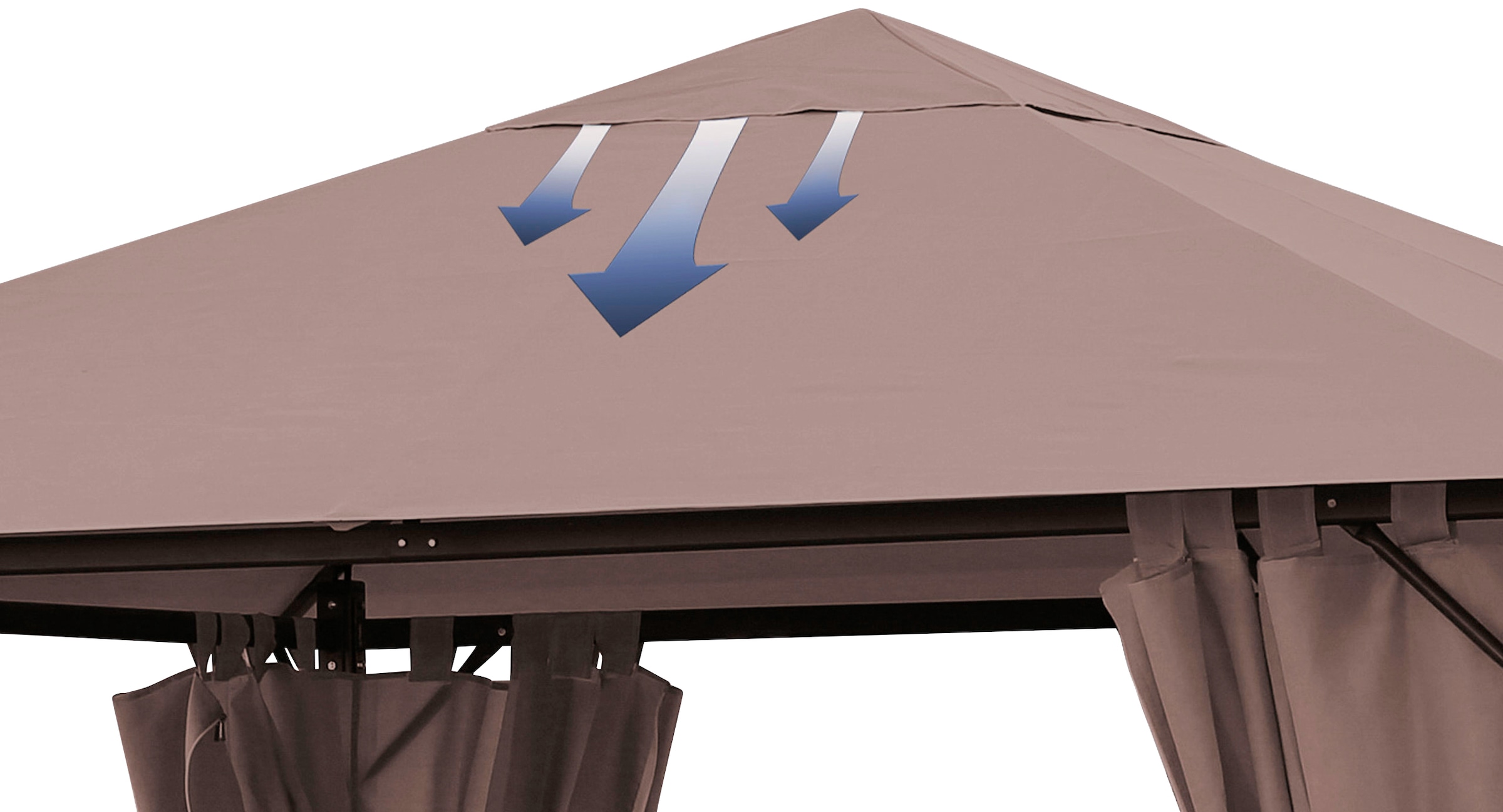Quick Star Pavillon-Ersatzdach »Nizza«, für 300x400 cm