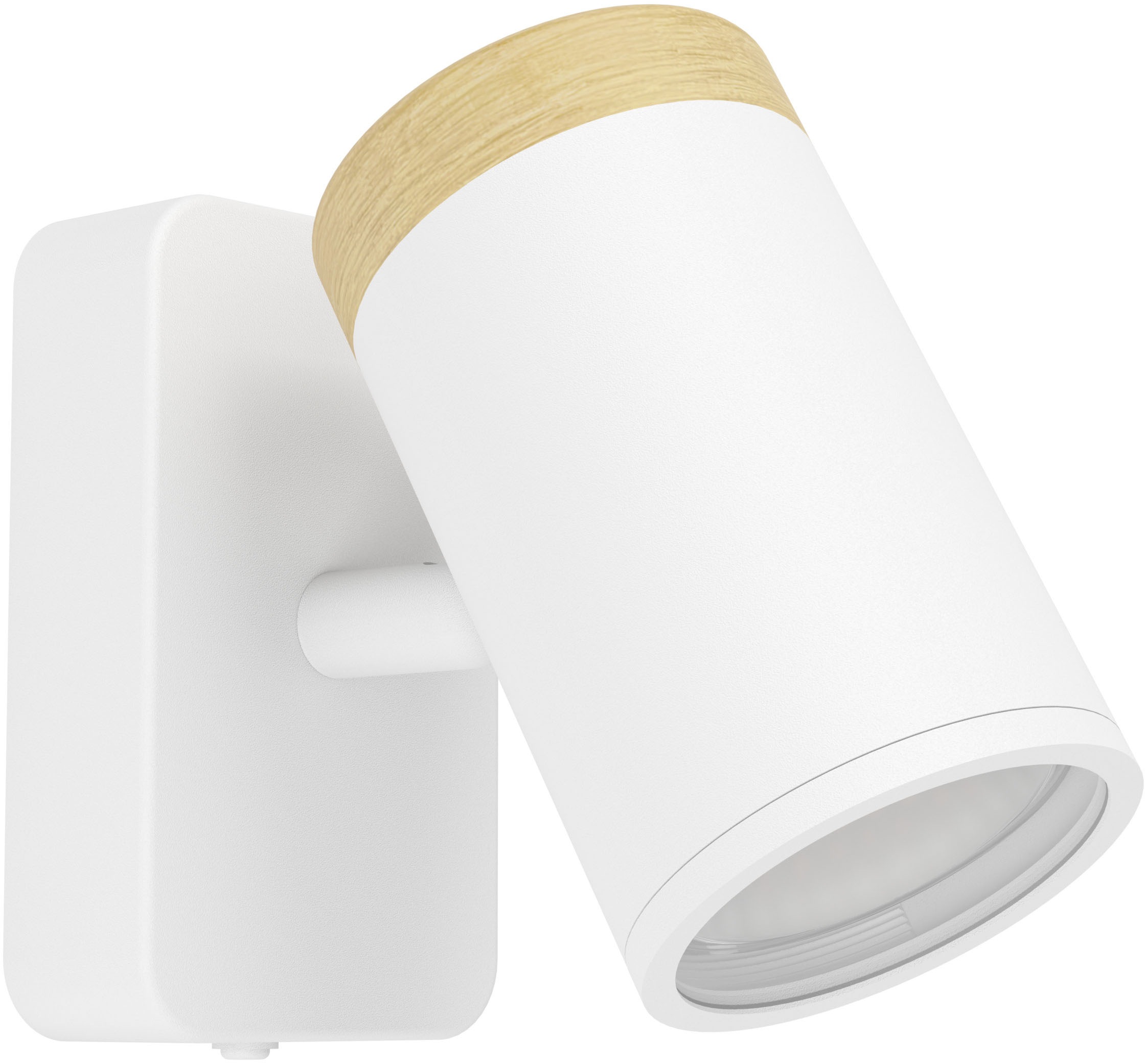 EGLO Deckenspot »CONSUMA Spotlampe - Stahl, Holz - GU10 - 1X3W - IP44« GU10 günstig online kaufen