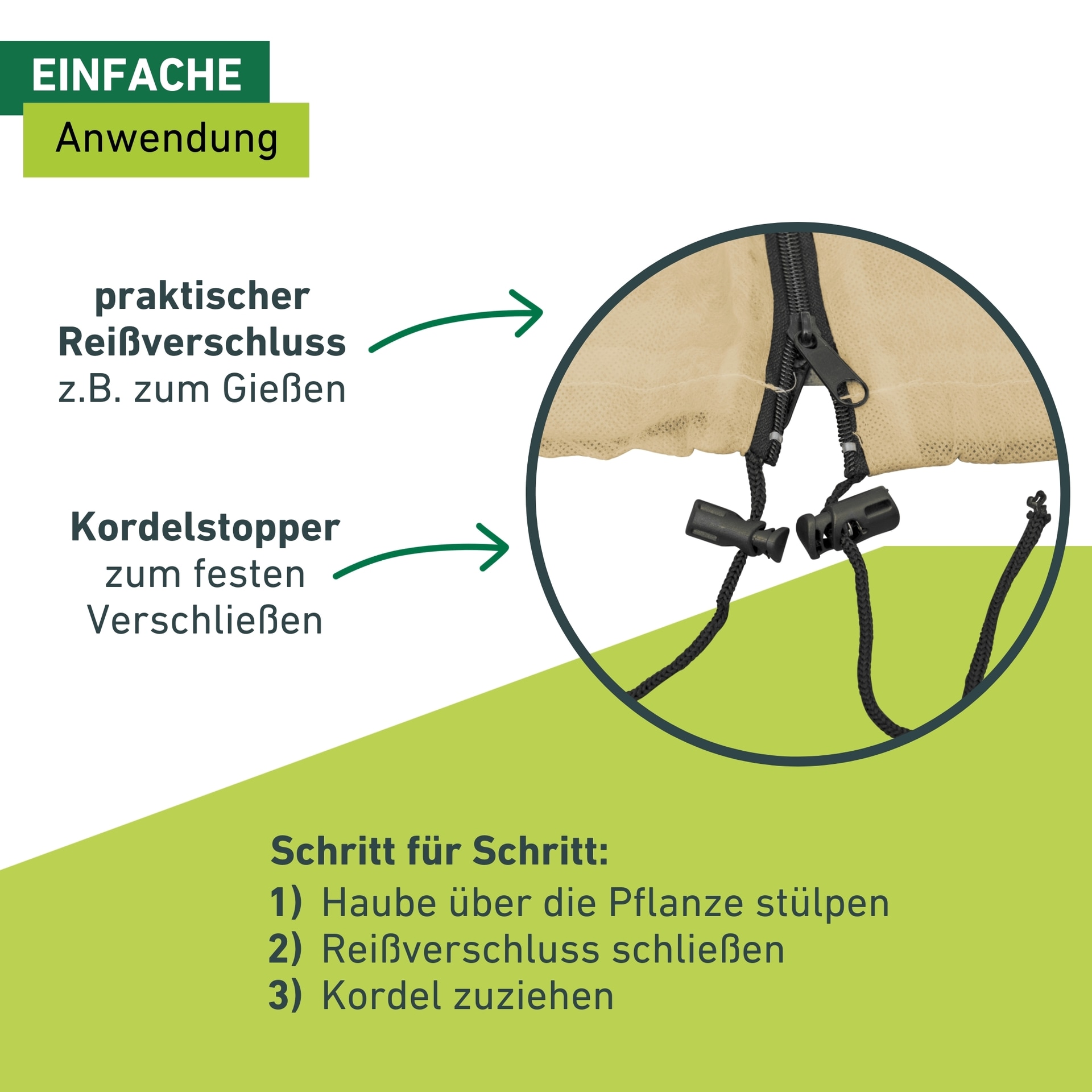 Windhager Gartenvlies »Jute-Trennvlies für Töpfe, Unkrautvlies aus Jute, Pflanzenvlies« wasserdurchlässig und atmungsaktiv, 1x1 m