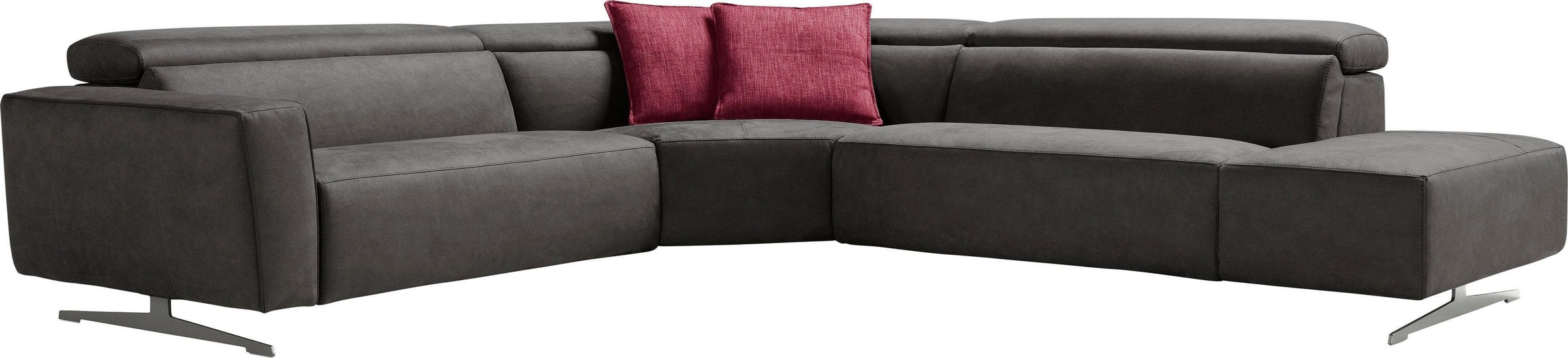 Egoitaliano Ecksofa »Stefanie-e, Designsofa der Extraklasse, bequem mit hoh günstig online kaufen