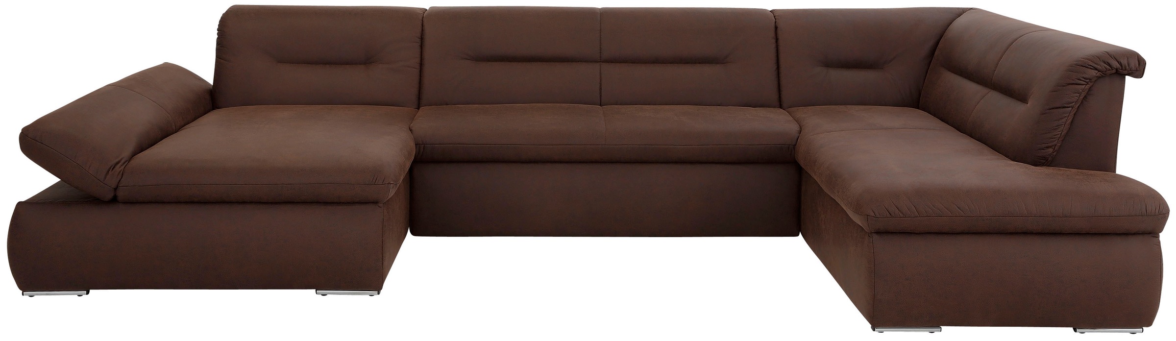 INOSIGN Wohnlandschaft »Avesa U-Form«, Wahlweise mit Armteilverstellung und Bettfunktion, B/T/H: 355/216/80cm