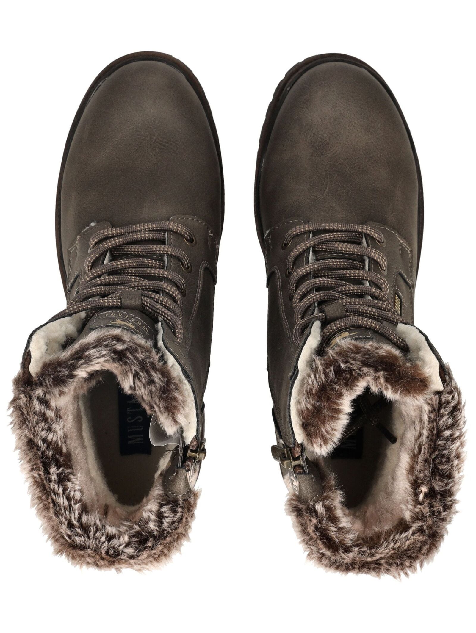 Mustang Shoes High-Heel-Stiefelette »Mustang Shoes Stiefelette Lederimitat/Textil«