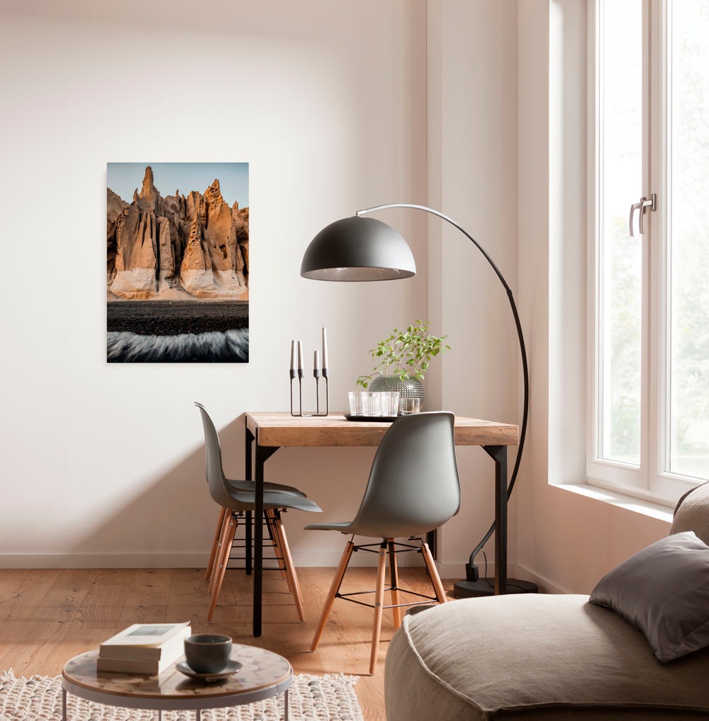 Komar Leinwandbild »Stone Towers - Größe 40 x 60 cm« Baum   Berge   Blätter günstig online kaufen