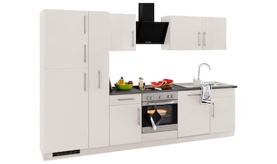 wiho Küchen Küchenzeile »Cali«, mit E-Geräten und Kühl-Gefrierkombination, Breite 310... kaufen