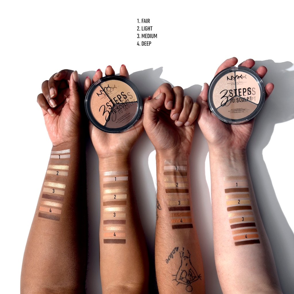 NYX Puder »NYX Professional Makeup 3 Steps to Sculpt«