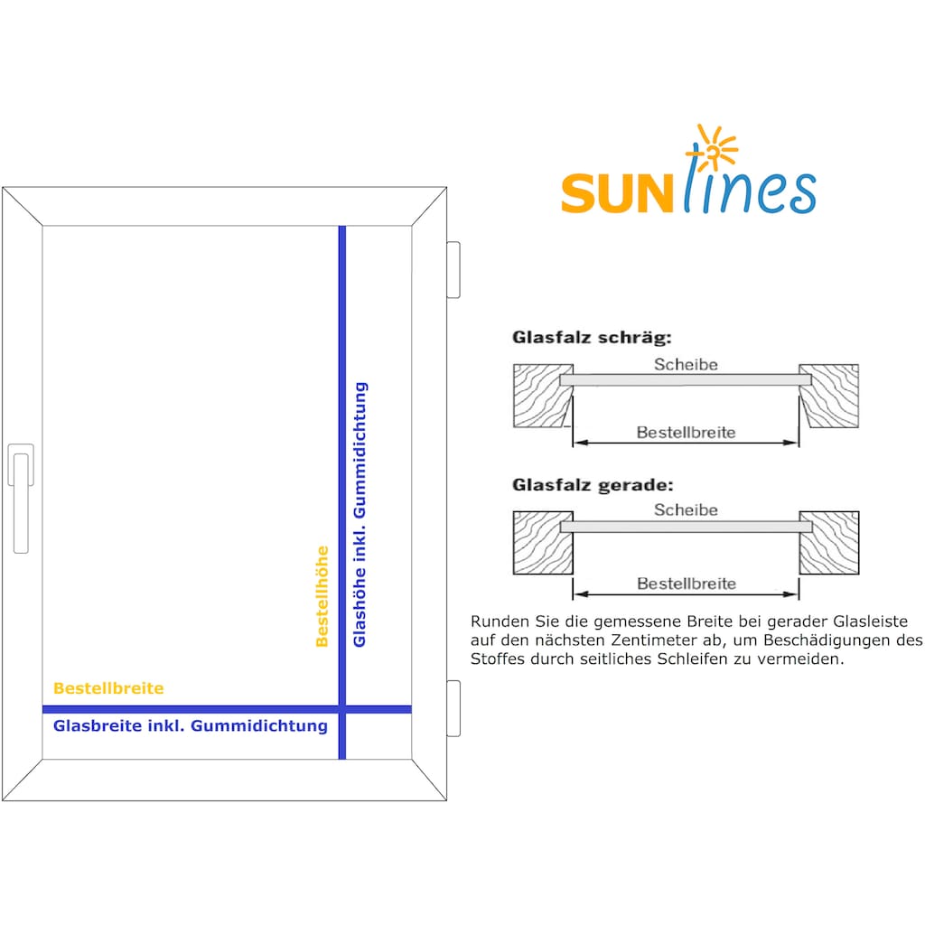 sunlines Klebe-Plissee »One Size Style Plain«, blickdicht, ohne Bohren, verspannt