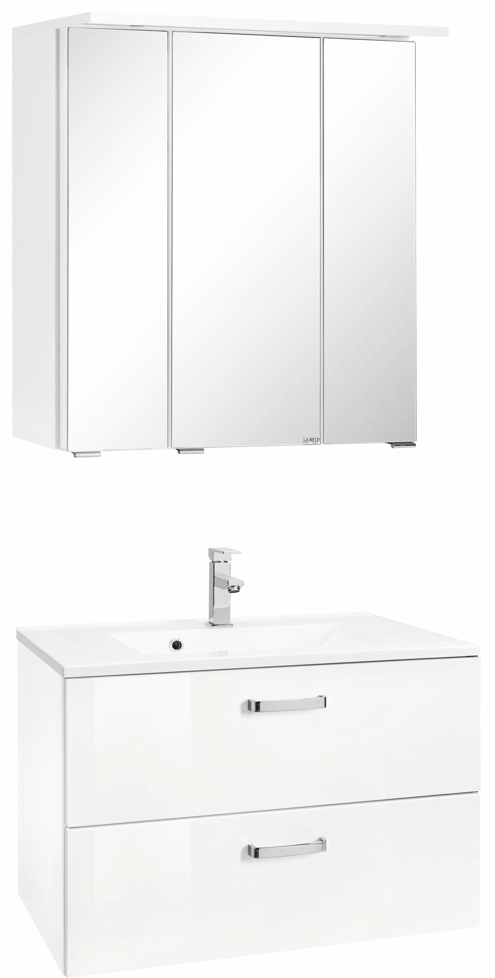 WELLTIME Badmöbel-Set »Ravenna« 2 Stk. tlg. weiß