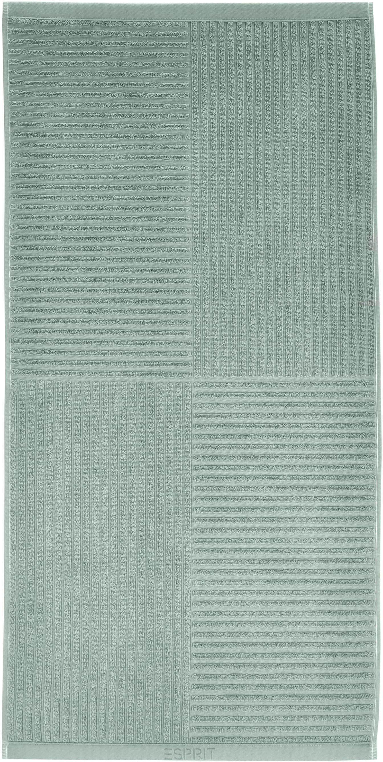 Esprit Handtuch »Modern Lines«, (1 St.), mit Hoch-Tief Linienstruktur