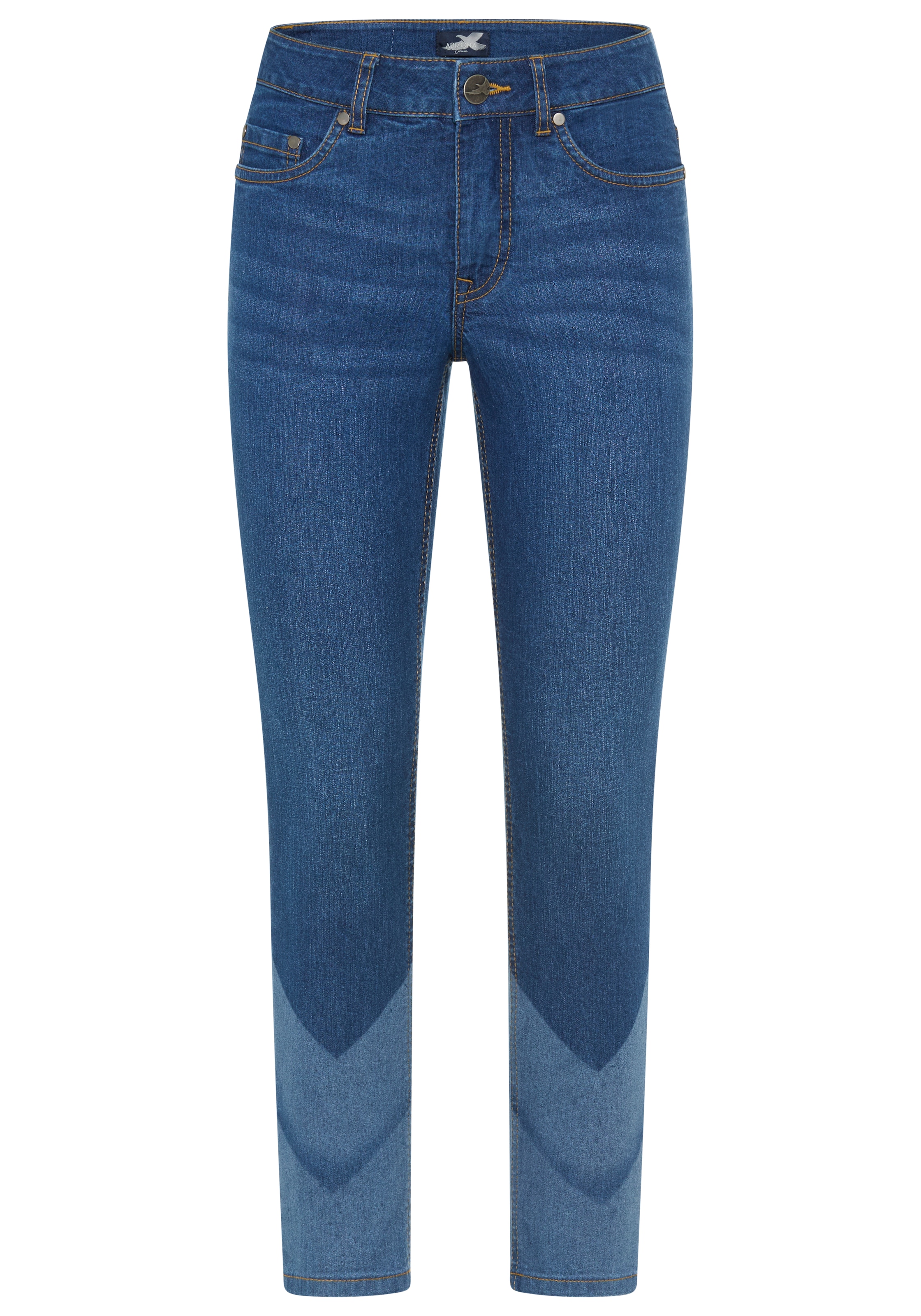 Arizona 7/8-Jeans schmale Beinform, 7/8-Länge, Slim Fit, aus elastischem Denim