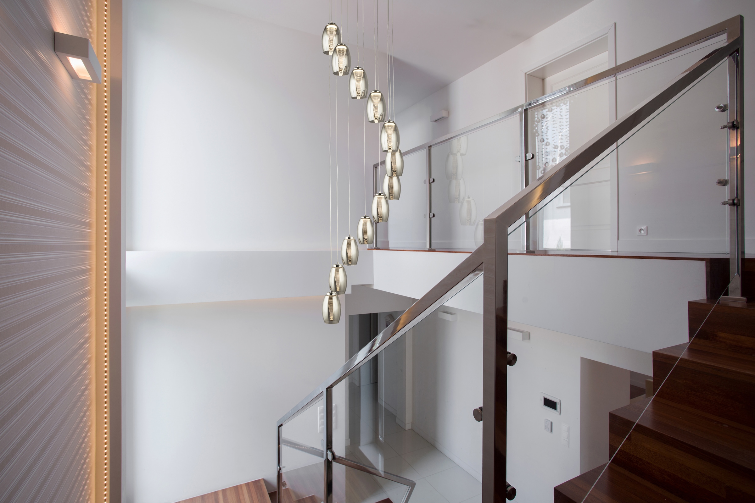 Searchlight LED-Hängeleuchte »Hängeleuchte Cyclone, 12-flammig« LED-Modul 1 Stk. Warmweiß Stalaktit-Optik