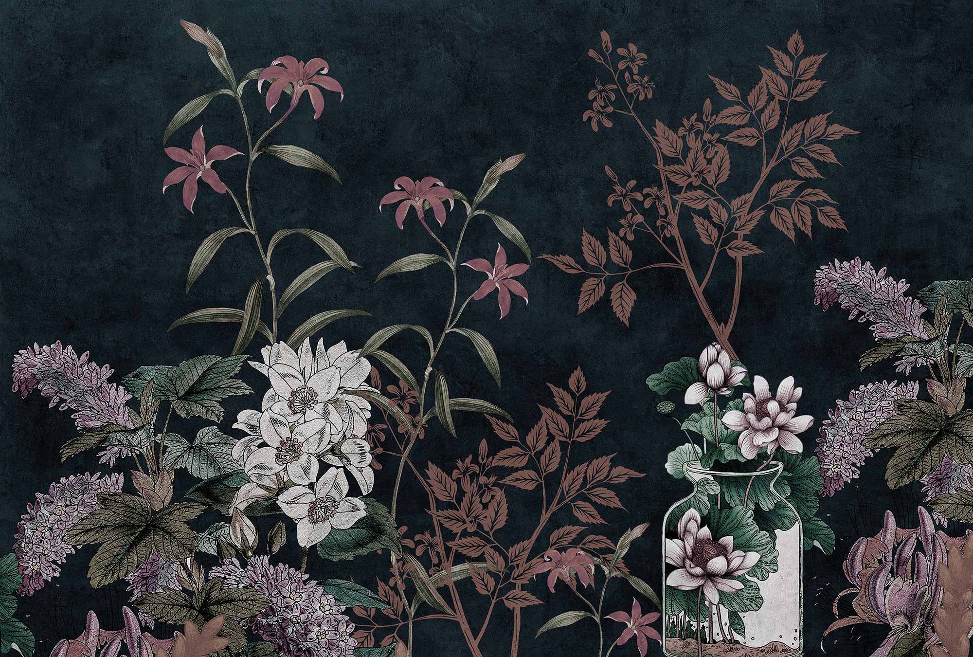 living walls Fototapete »Walls by Patel Dark Room« glatt Vlies, Wand günstig online kaufen