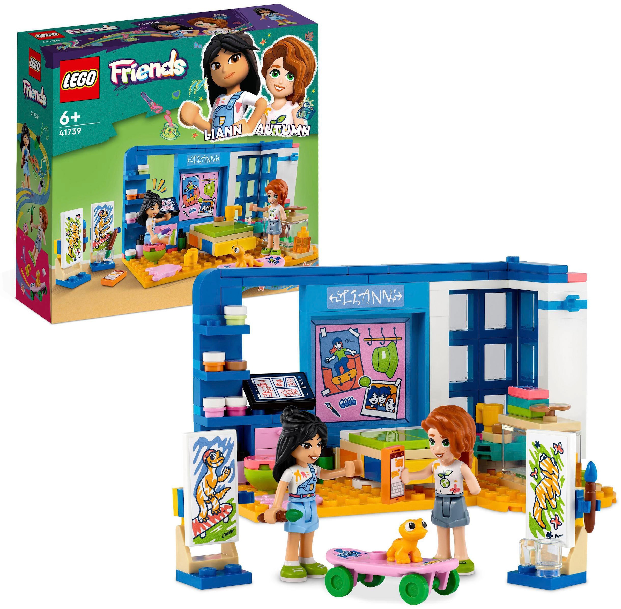 Konstruktionsspielsteine »Lianns Zimmer (41739), LEGO® Friends«, (204 St.), Made in...